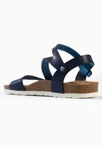 Sandales Parma Multi-Brides Bleu marine
