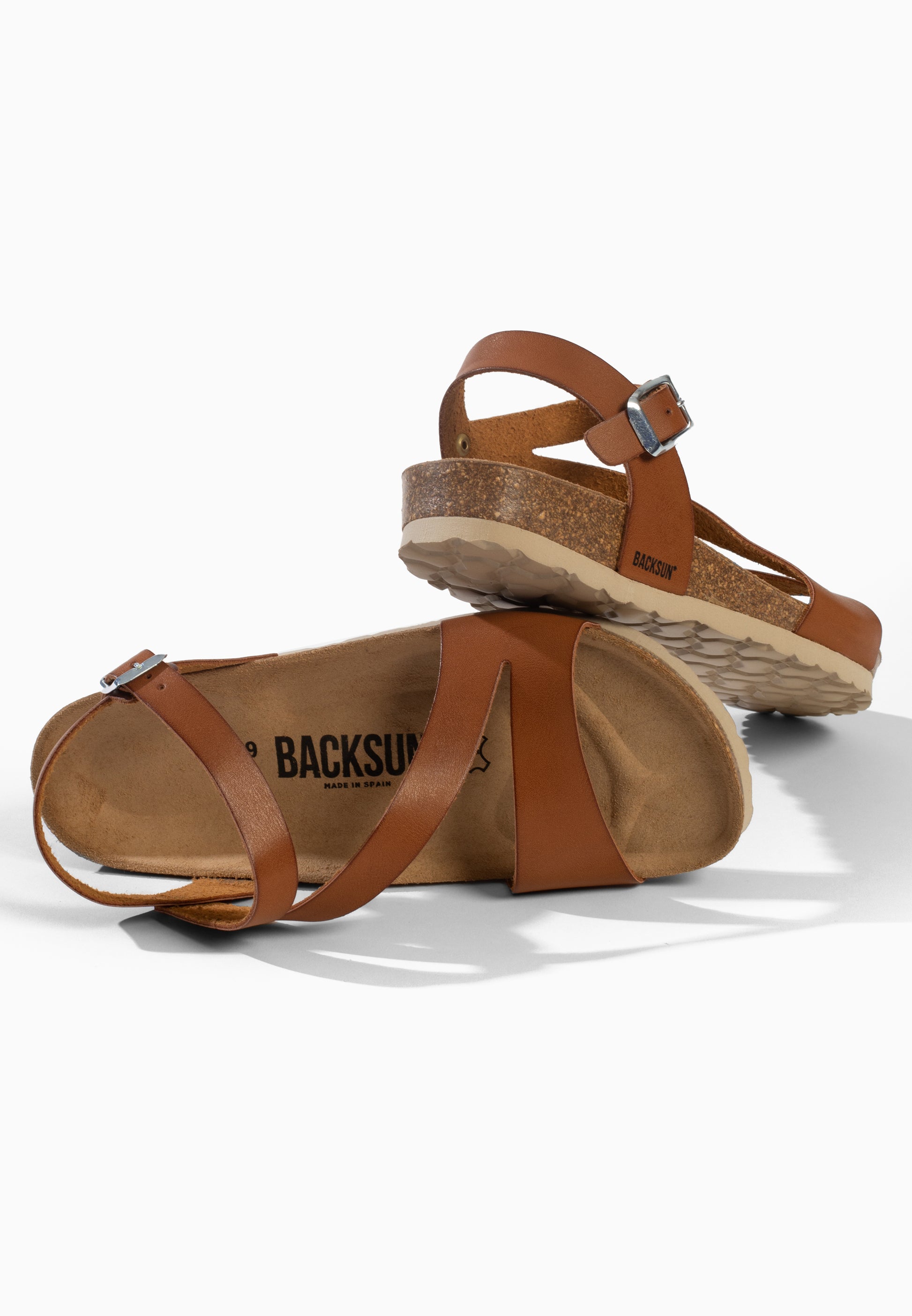 Sandales Parma Multi-Brides Camel