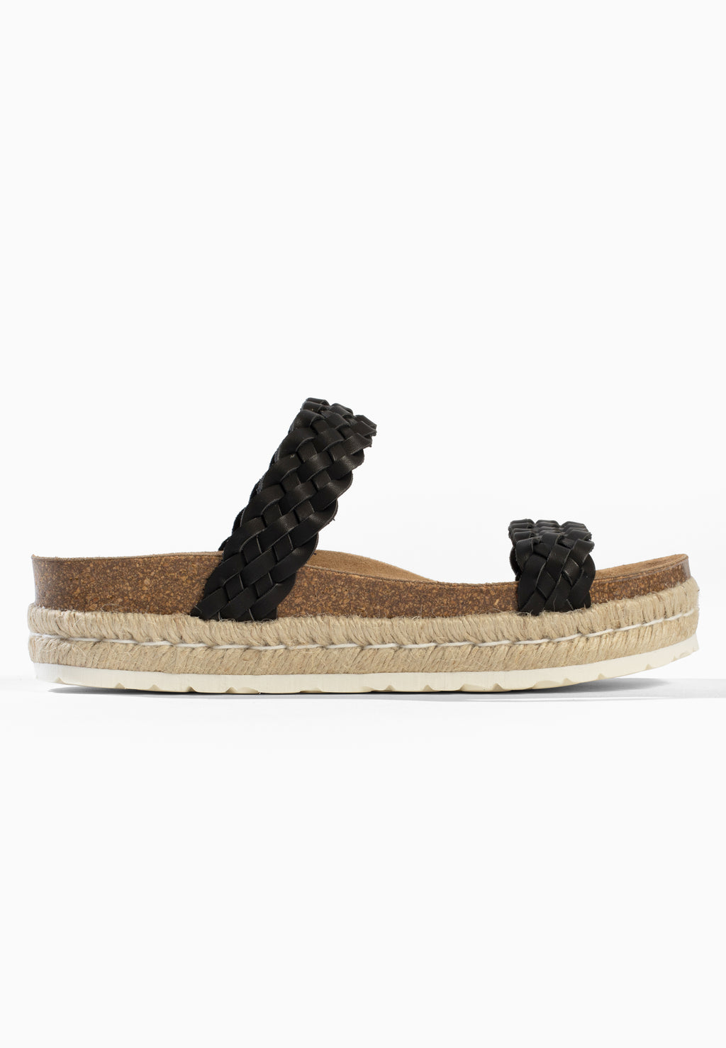 Black Pisa Platform Sandals
