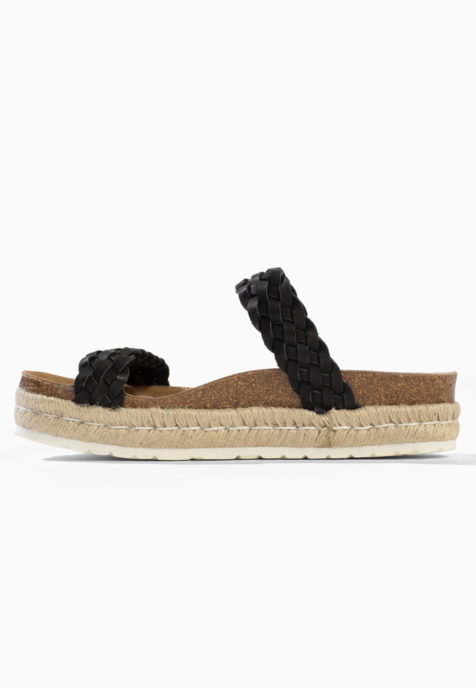 Black Pisa Platform Sandals