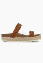 Sandales à Plateforme Pise Beige