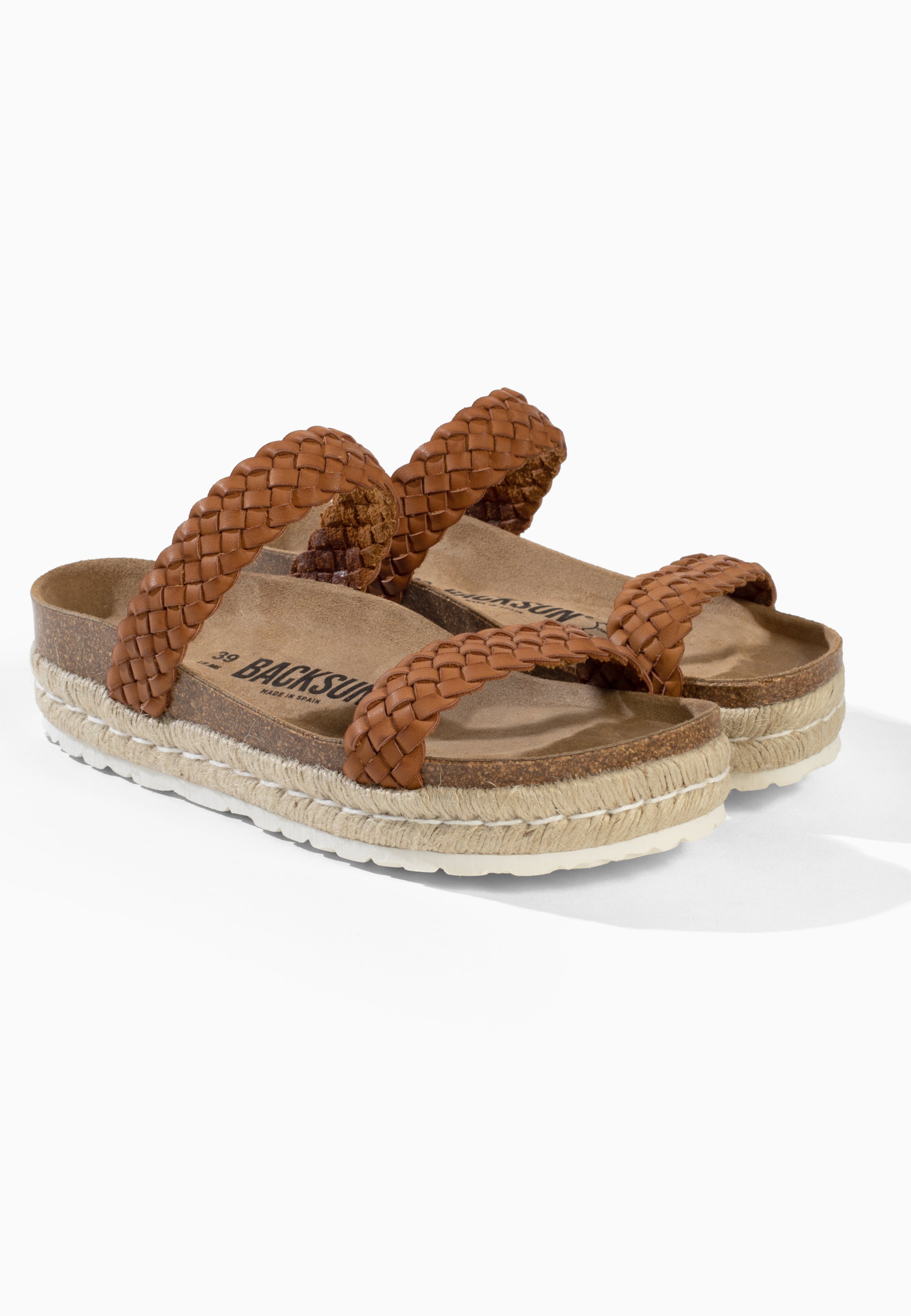 Sandales à Plateforme Pise Beige