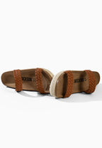 Sandales à Plateforme Pise Beige