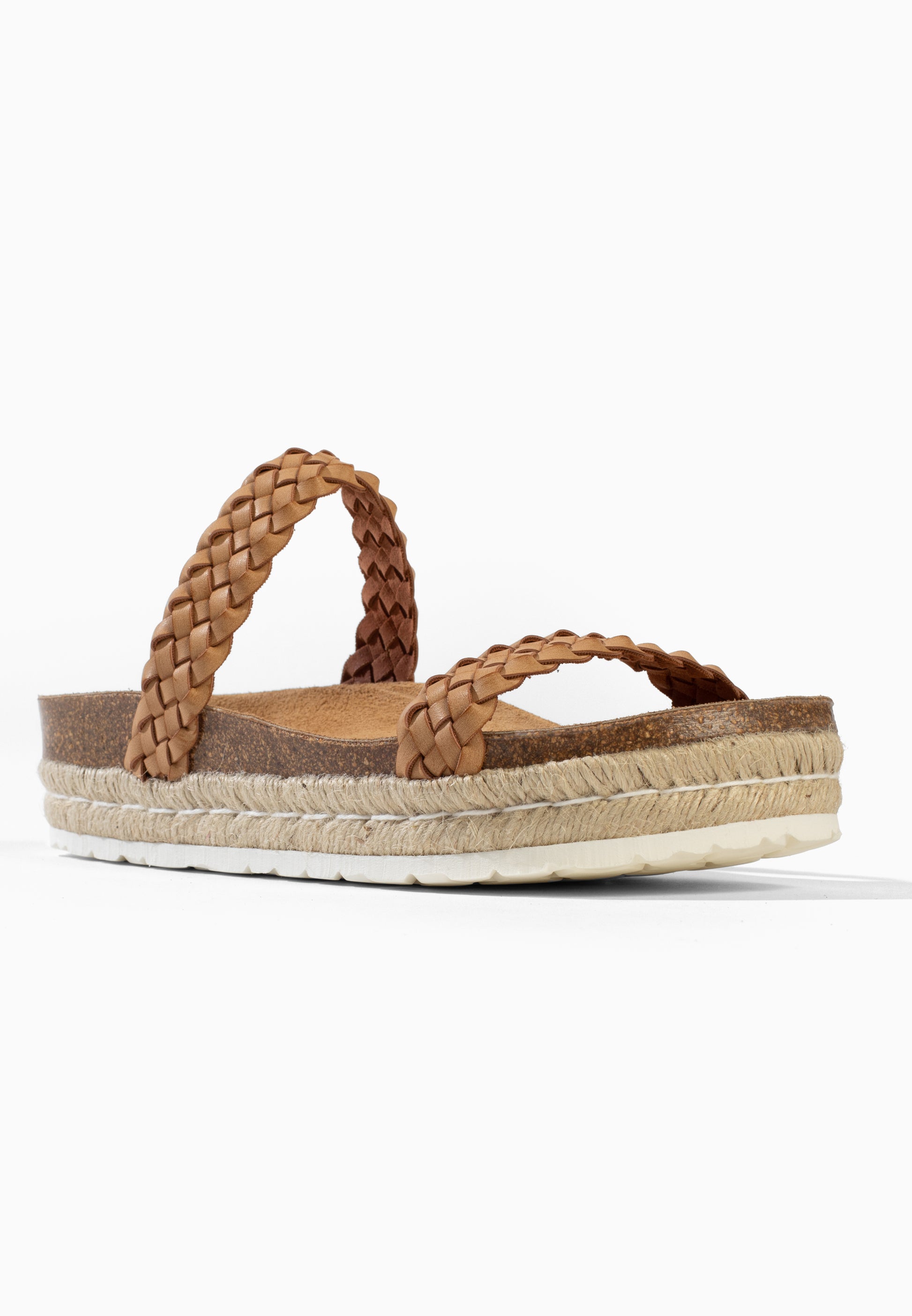 Beige Pisa Platform Sandals