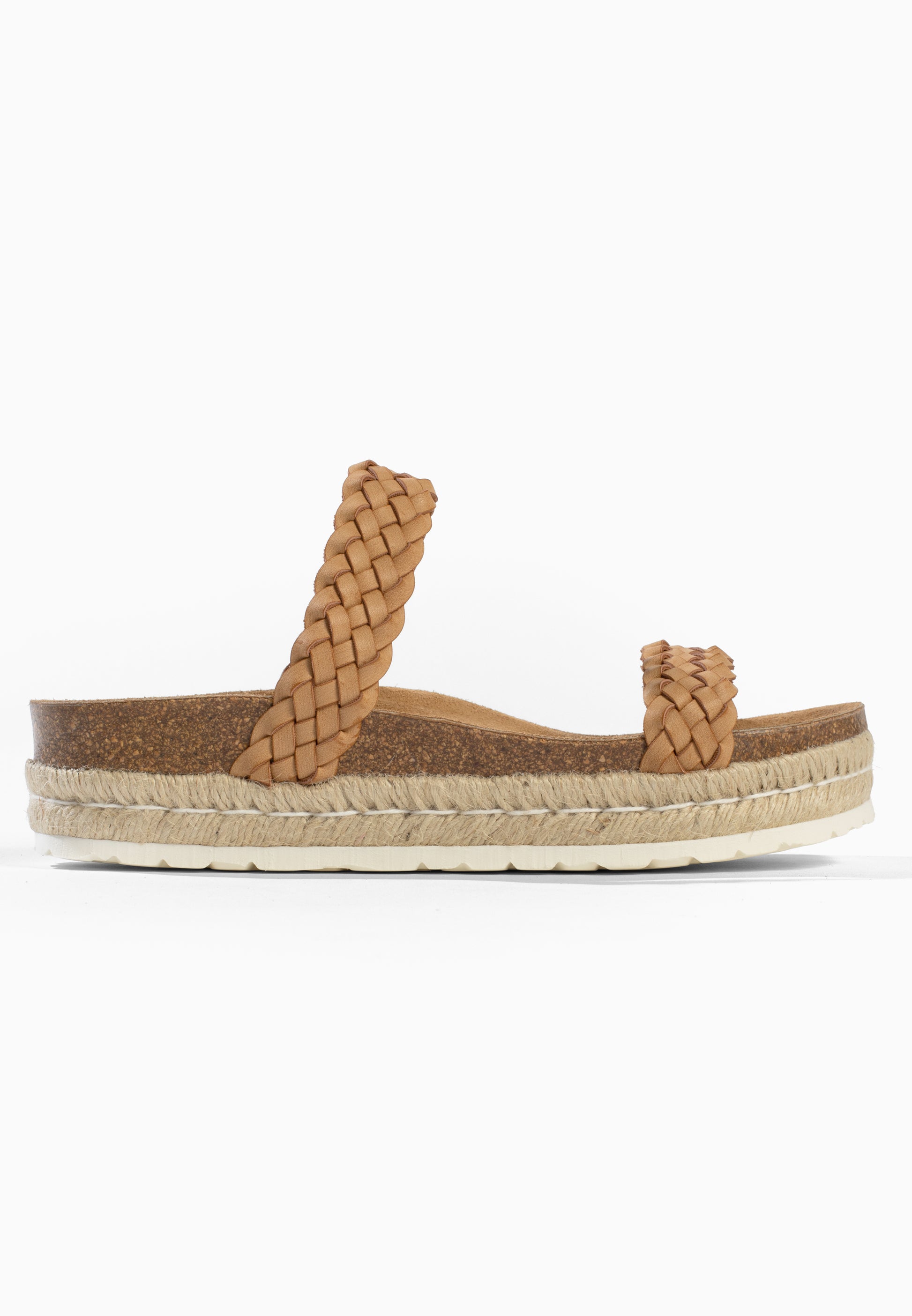 Beige Pisa Platform Sandals