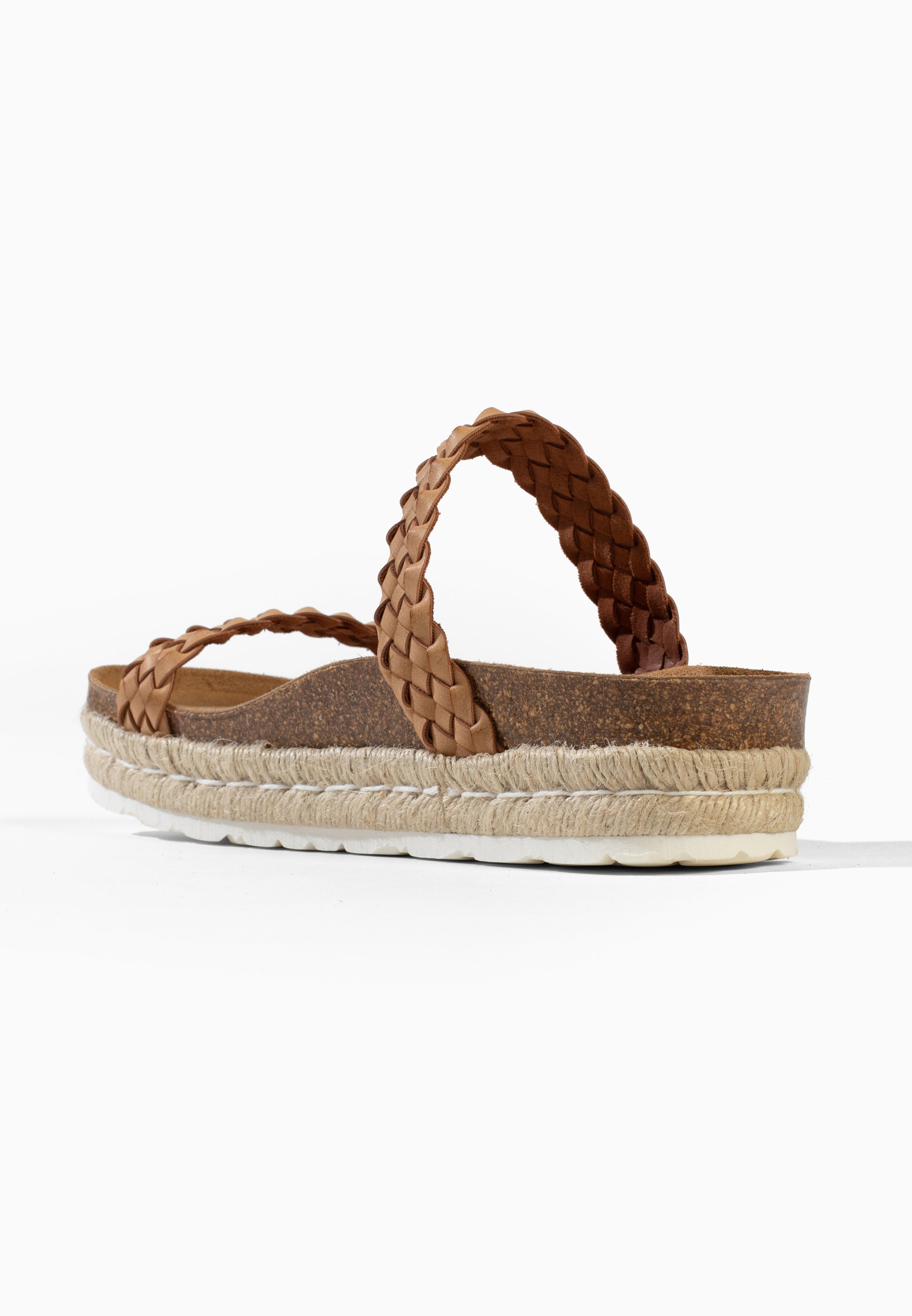 Beige Pisa Platform Sandals