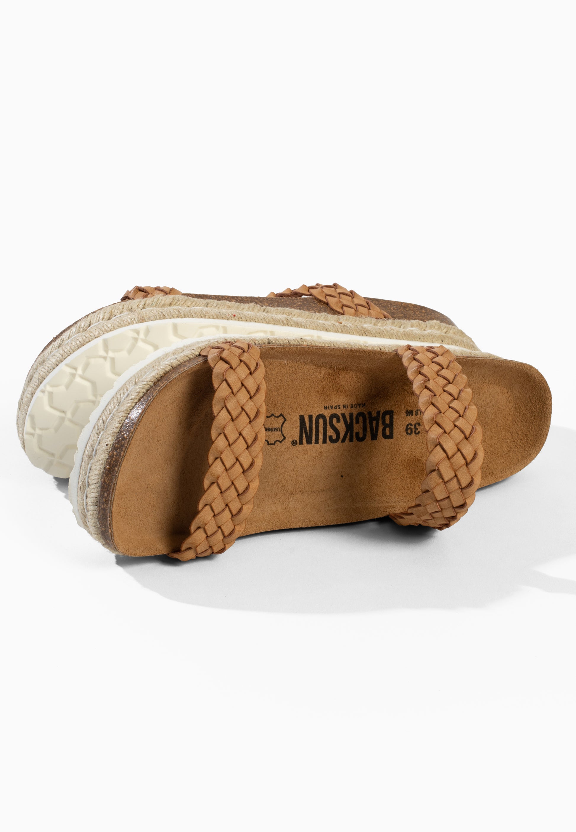 Beige Pisa Platform Sandals