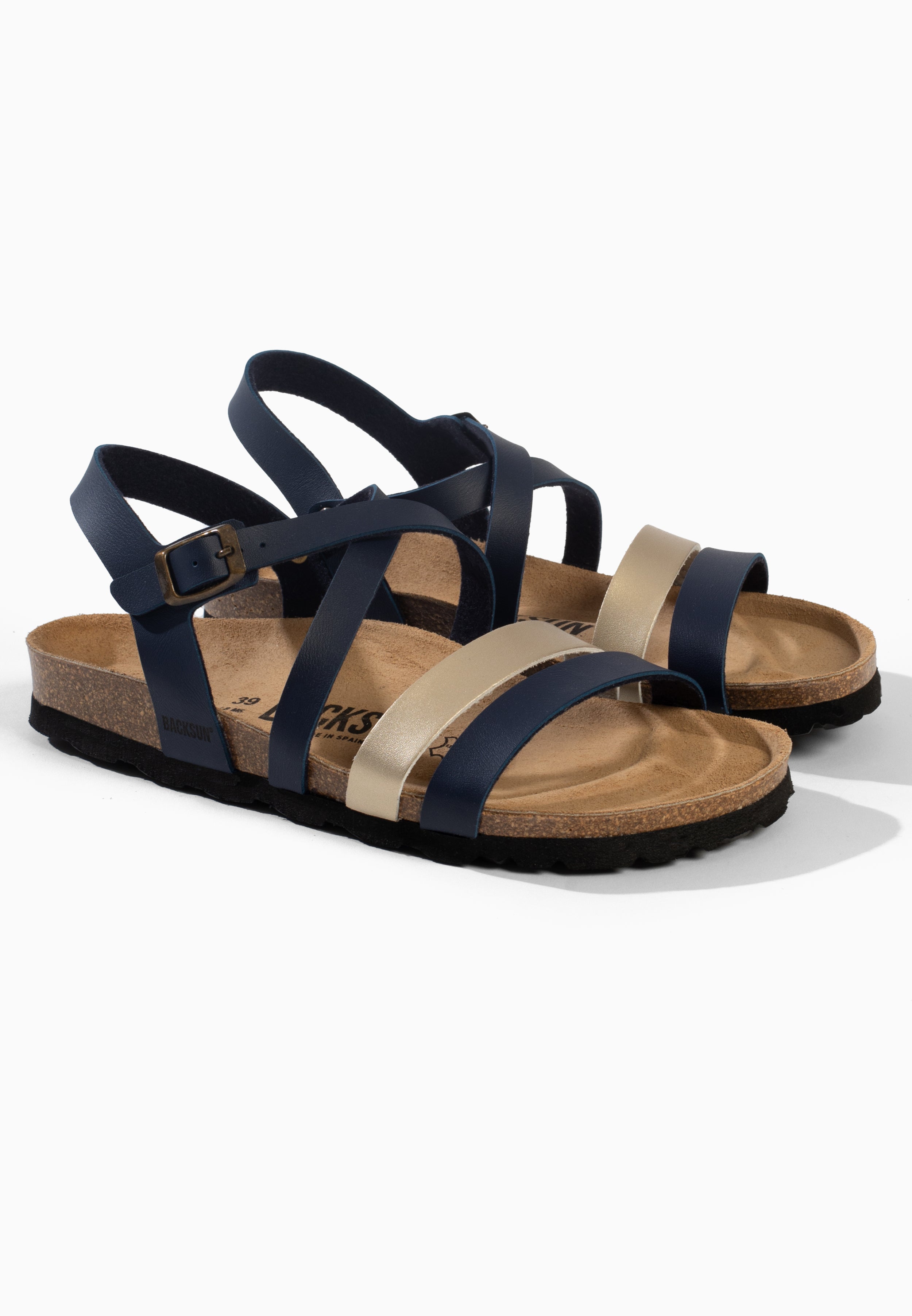 Sandales Pantel Multi-Brides Bleu marine