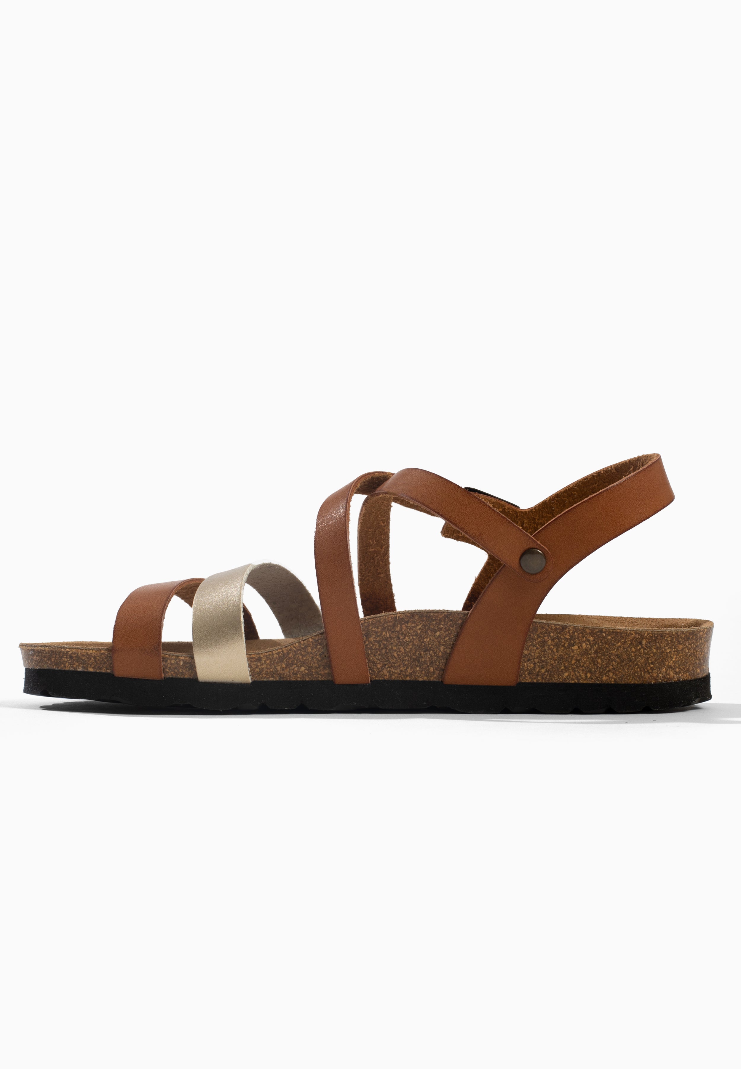 Sandales Pantel Multi-Brides Camel