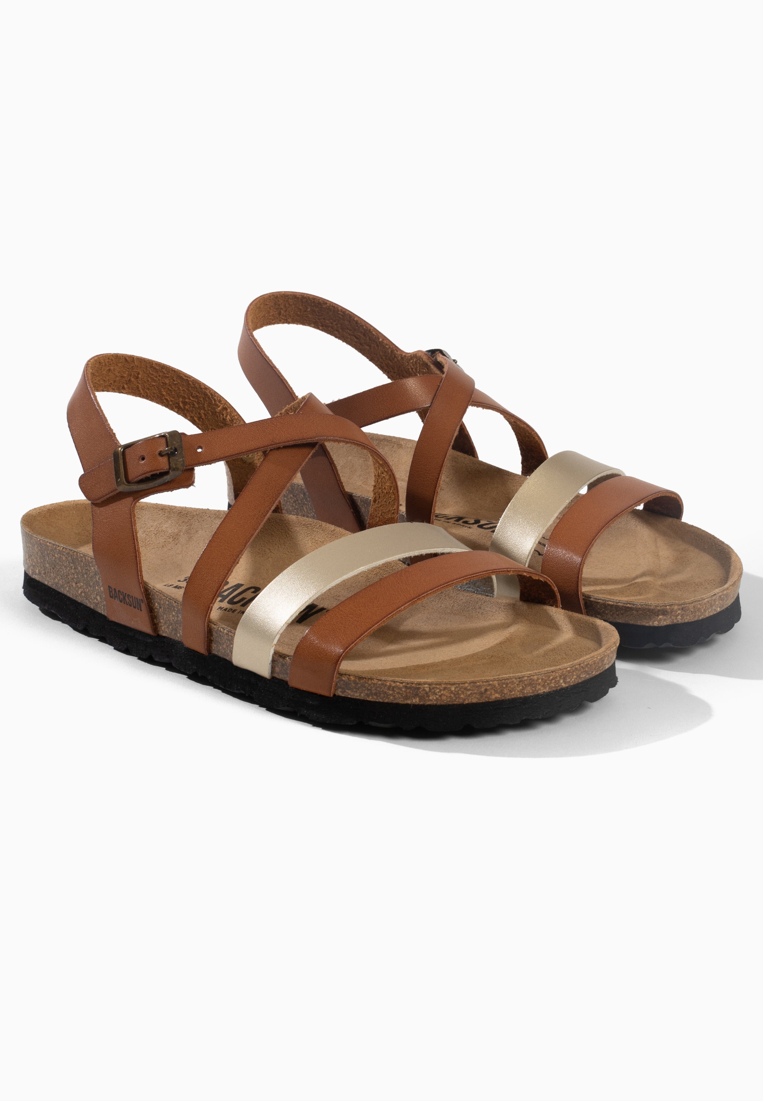 Sandales Pantel Multi-Brides Camel