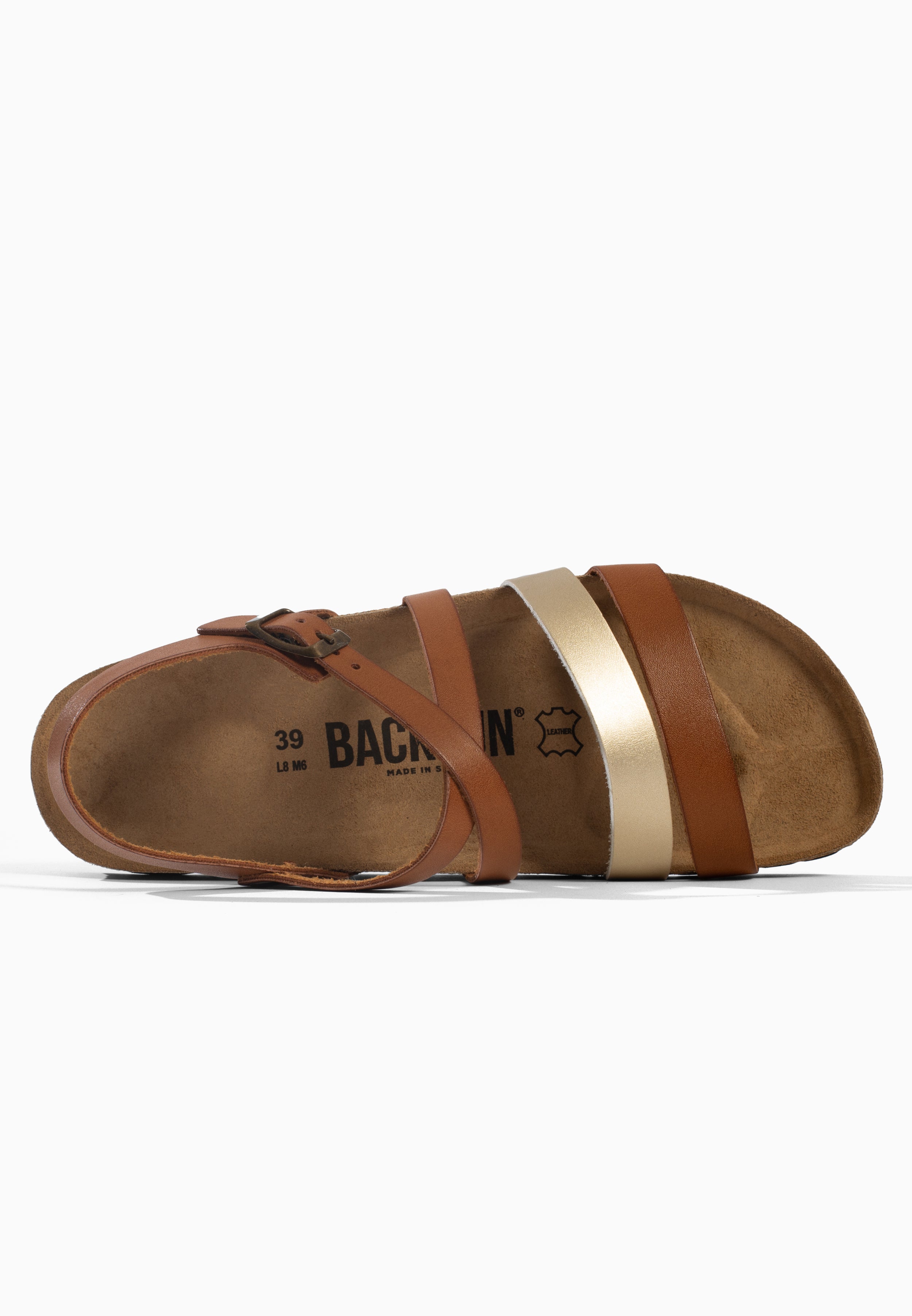 Sandales Pantel Multi-Brides Camel