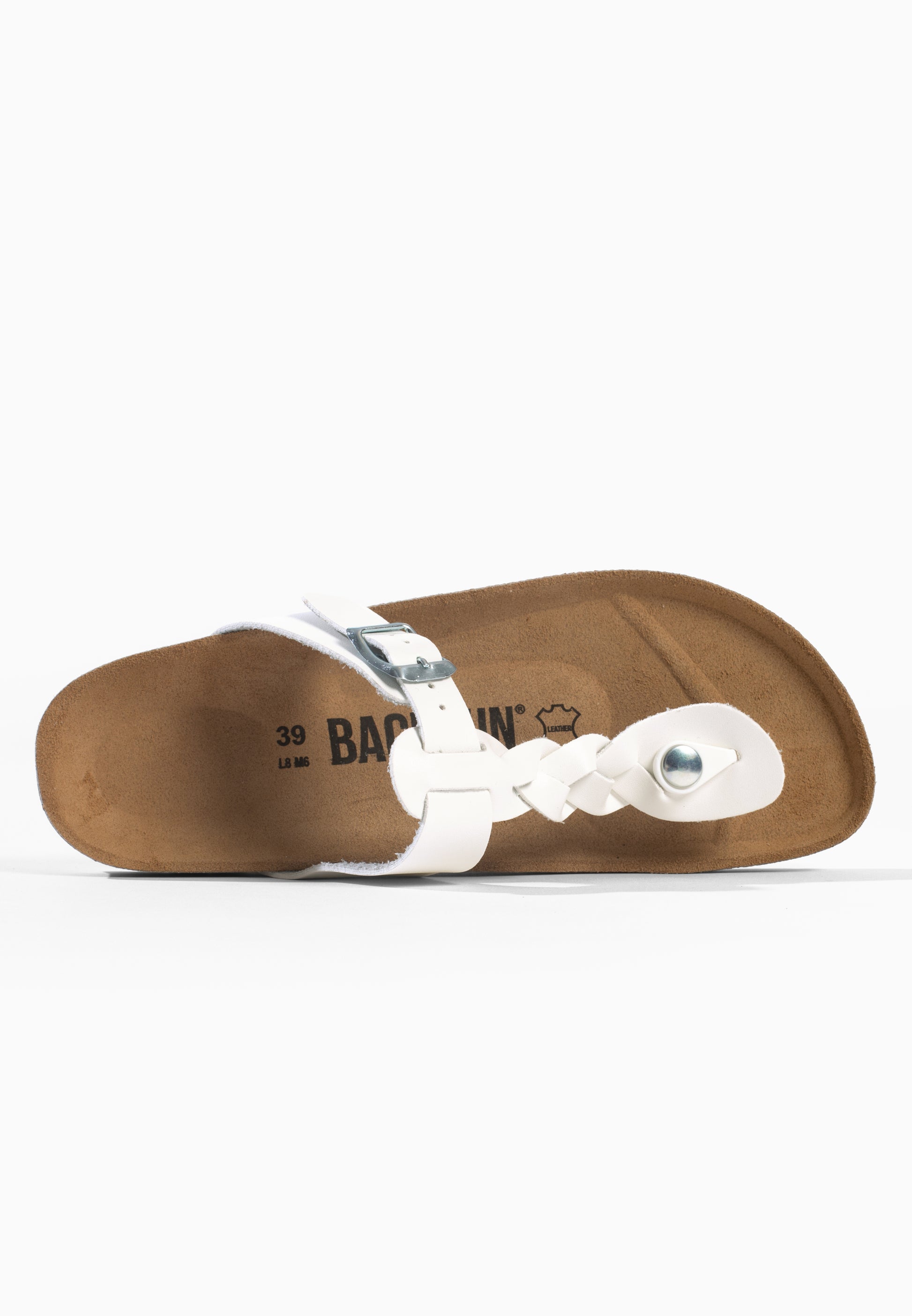 Sandales Reggio à entre-doigts Blanc