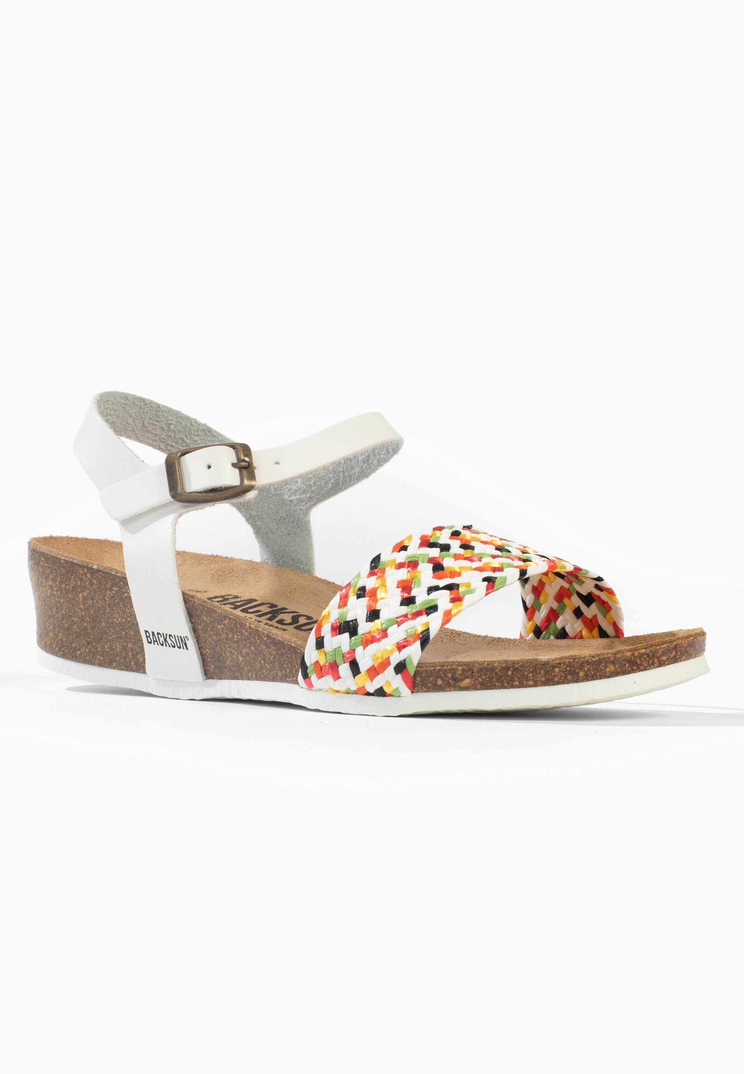 Sandales Compensées et Semi-compensées Calabria Multicolore