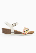 Sandales Compensées et Semi-compensées Calabria Multicolore