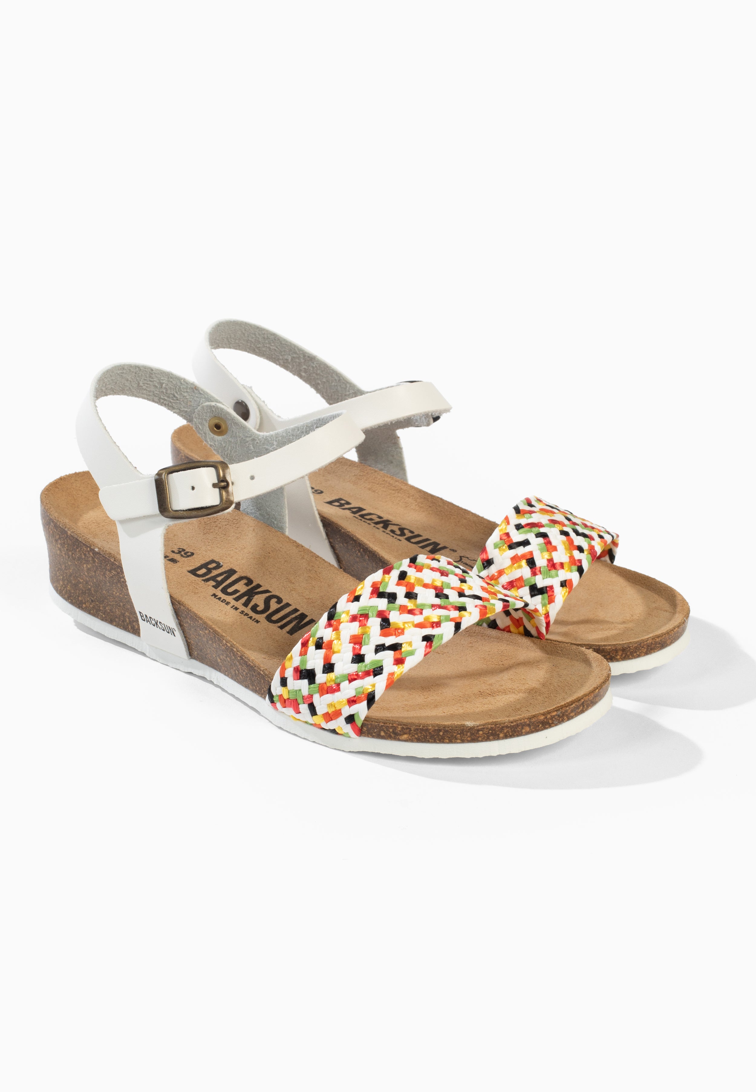 Sandales Compensées et Semi-compensées Calabria Multicolore