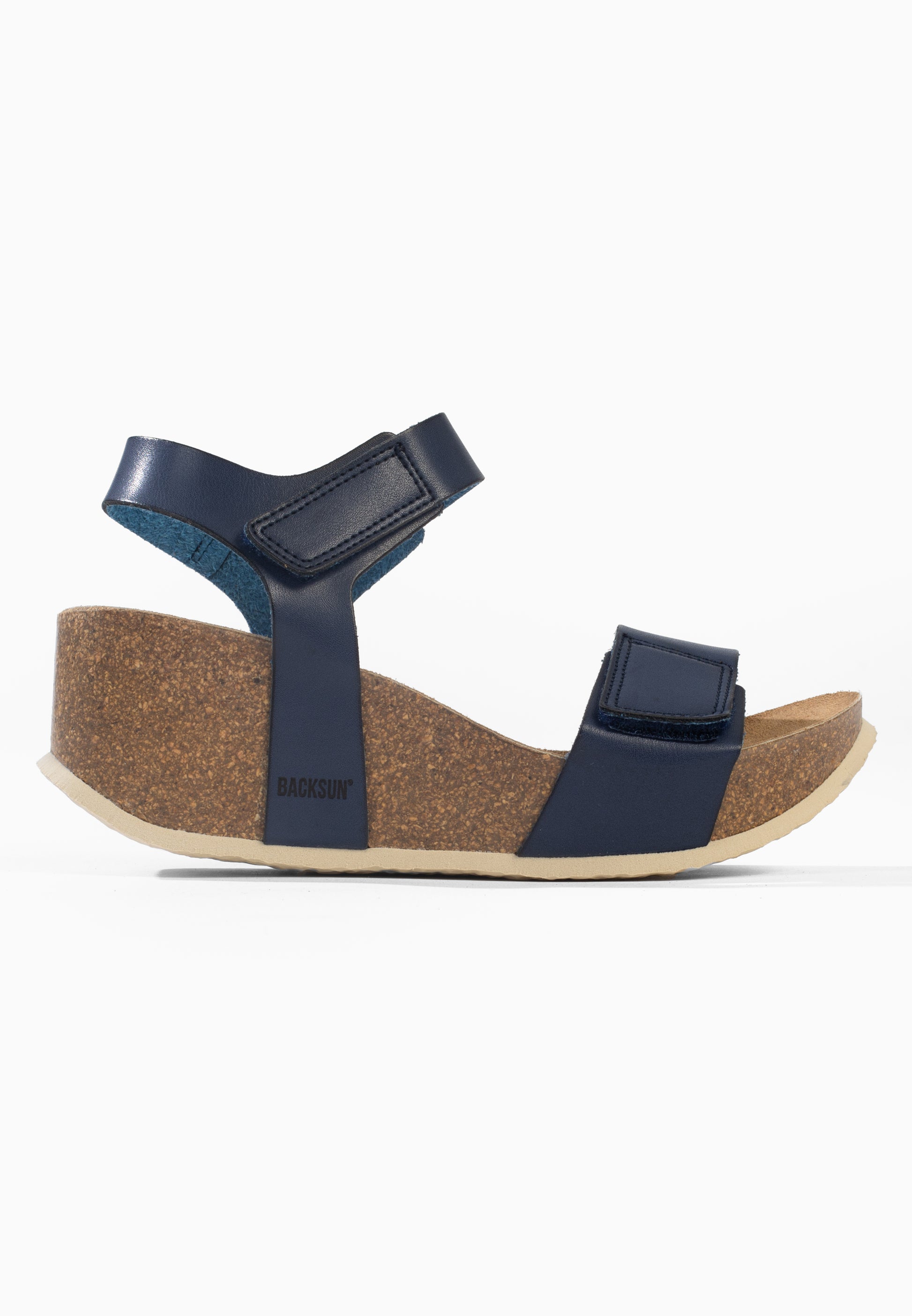 Sandales Roma Compensées et semi-compensées Bleu marine