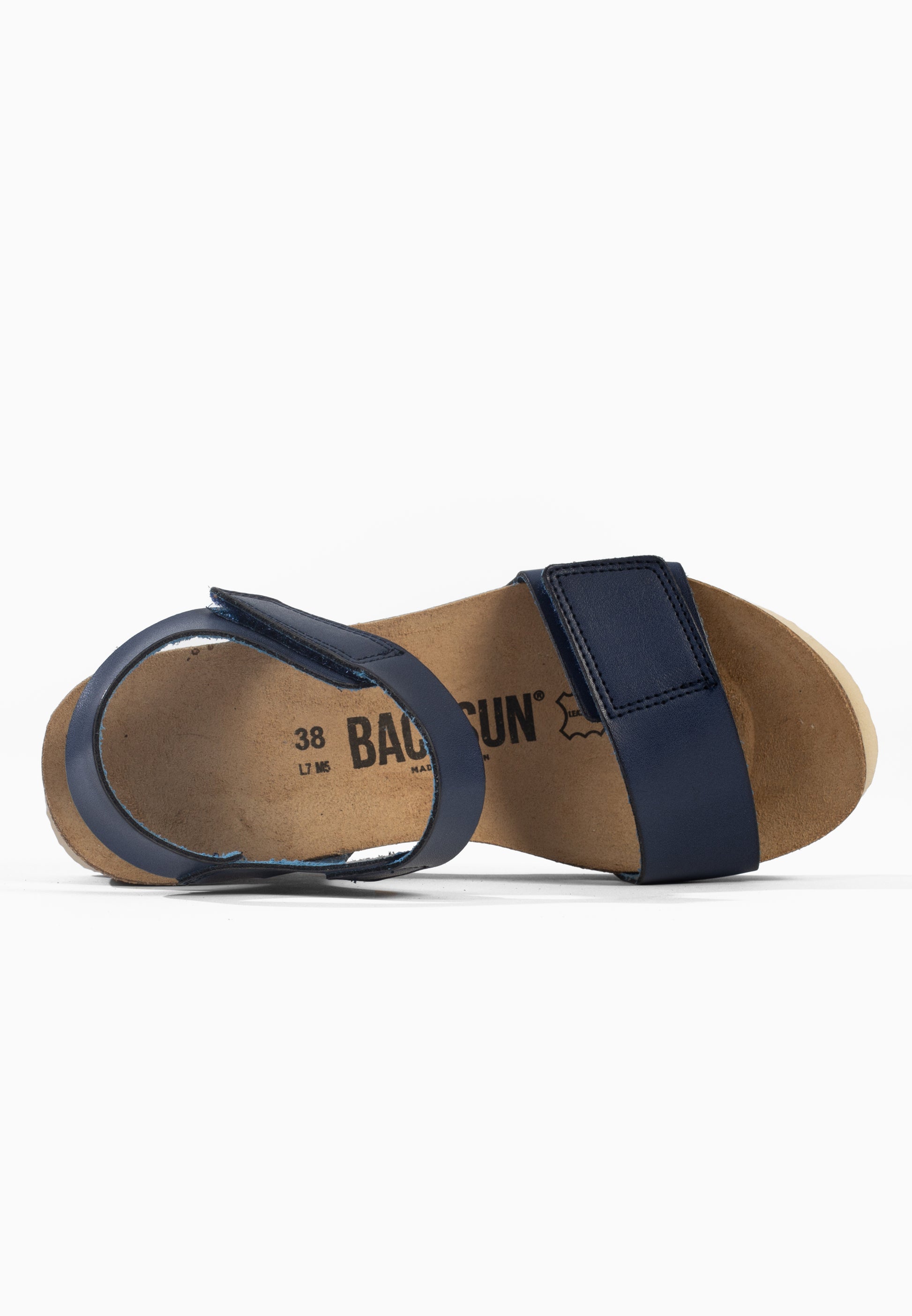 Sandales Roma Compensées et semi-compensées Bleu marine