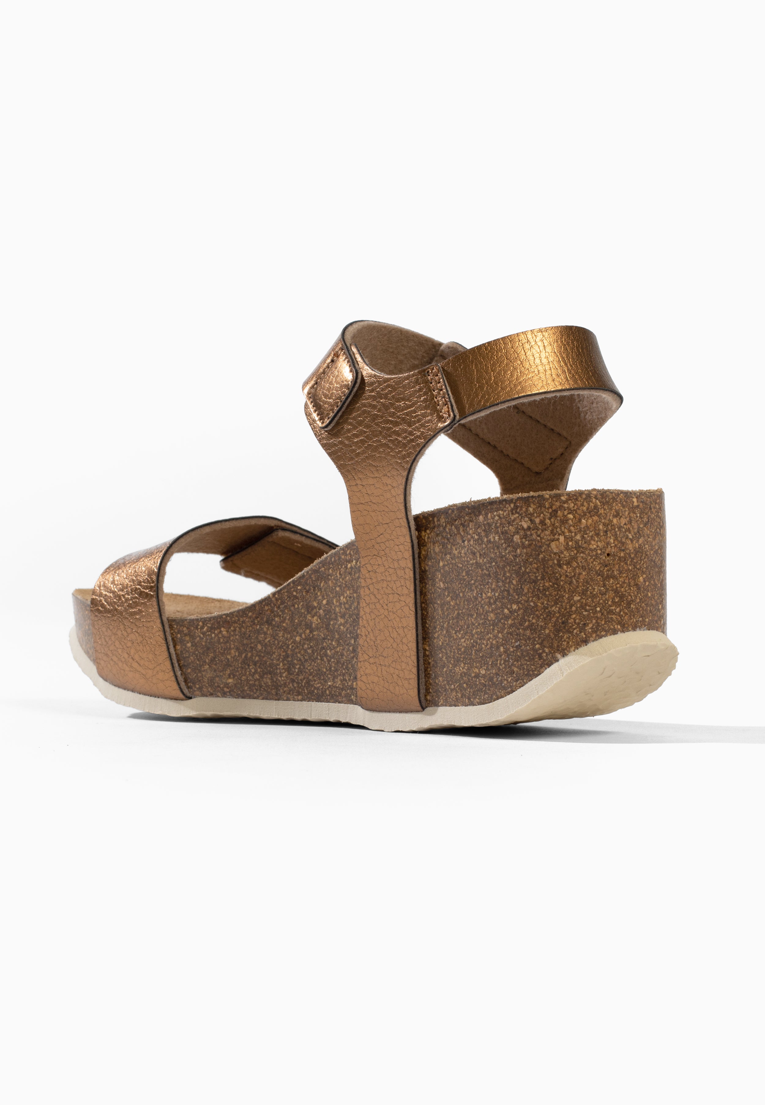 Sandales Compensées et Semi-compensées Roma Bronze