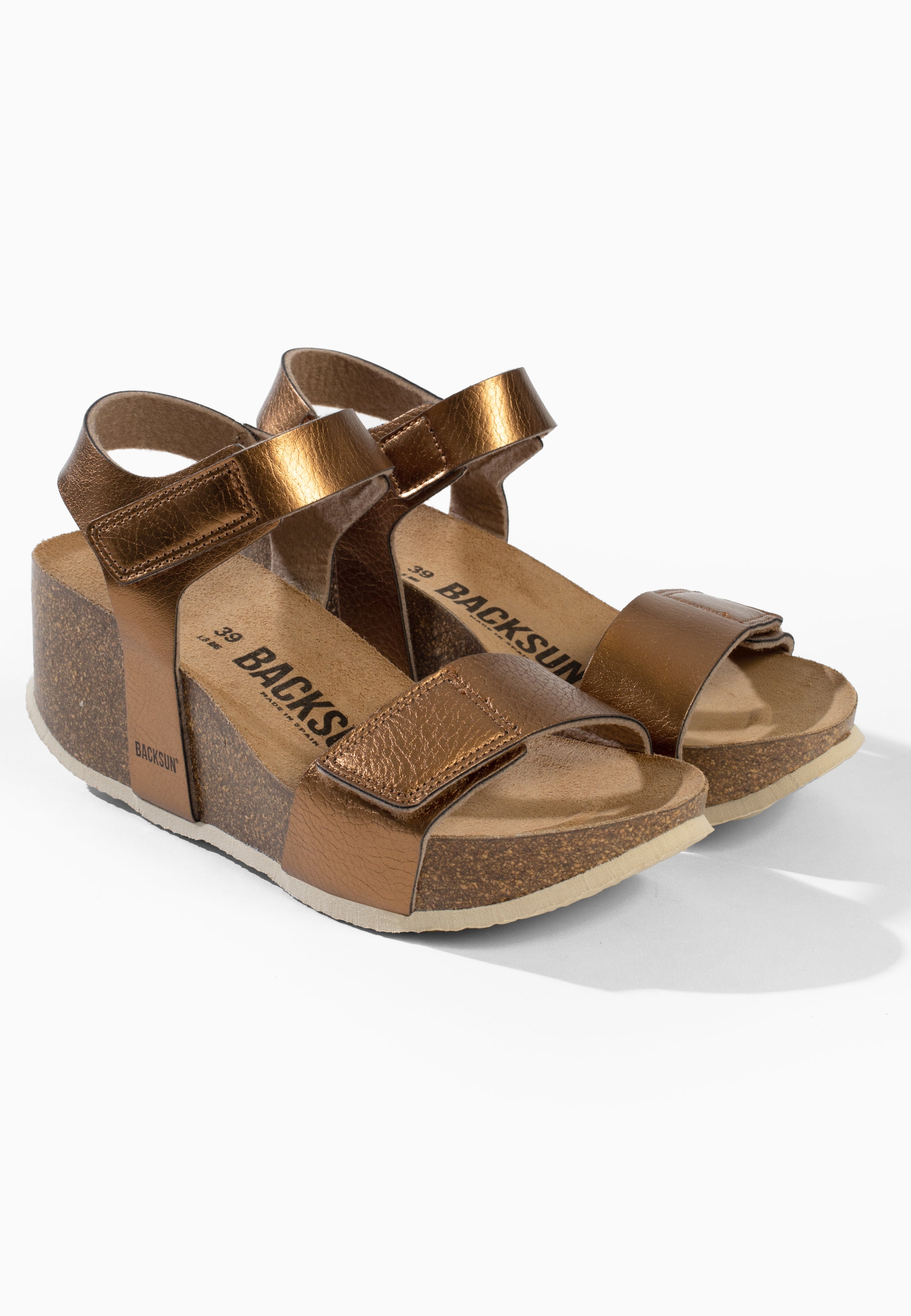 Sandales Compensées et Semi-compensées Roma Bronze