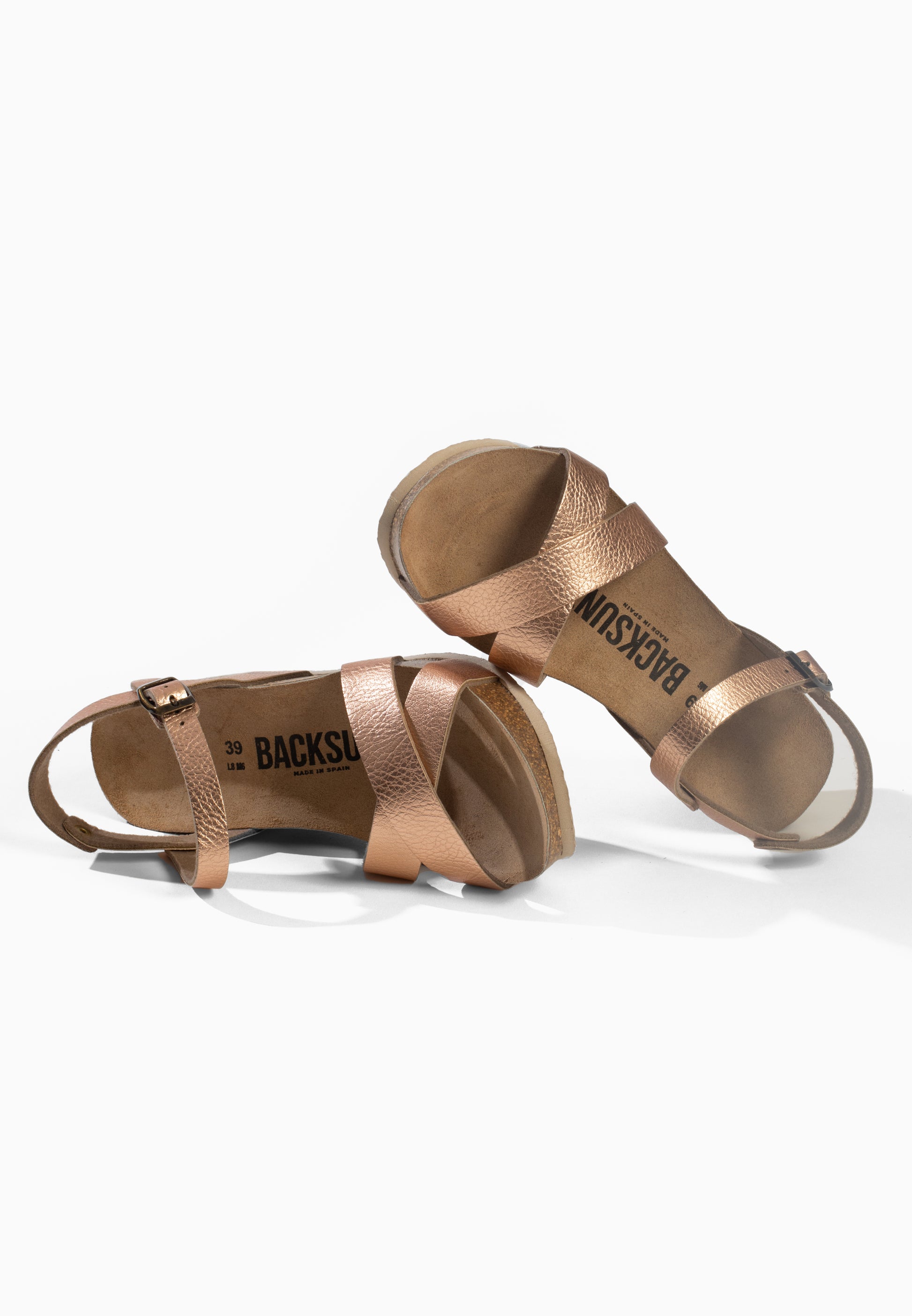 Sandales Trapani Compensées et semi-compensées Rose gold