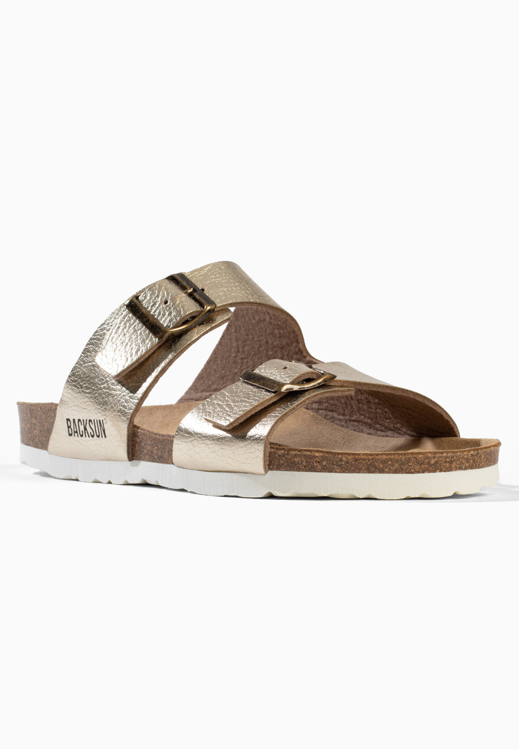 Garda 2 Straps Platin Sandalen