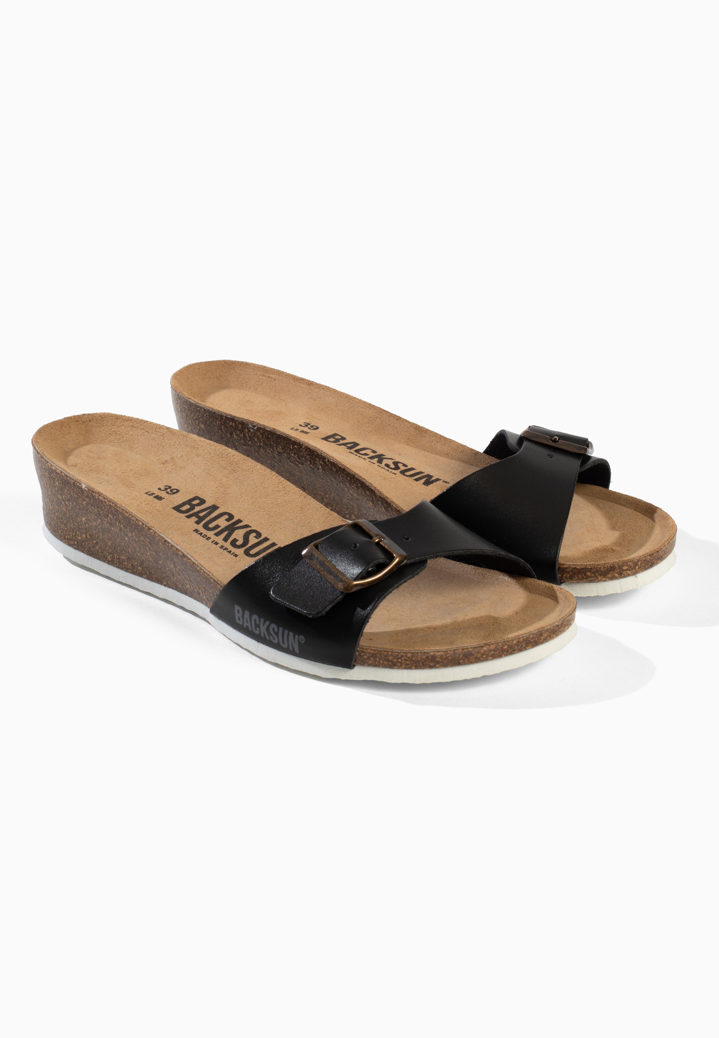 Sandales Turin Compensées et semi-compensées Anthracite
