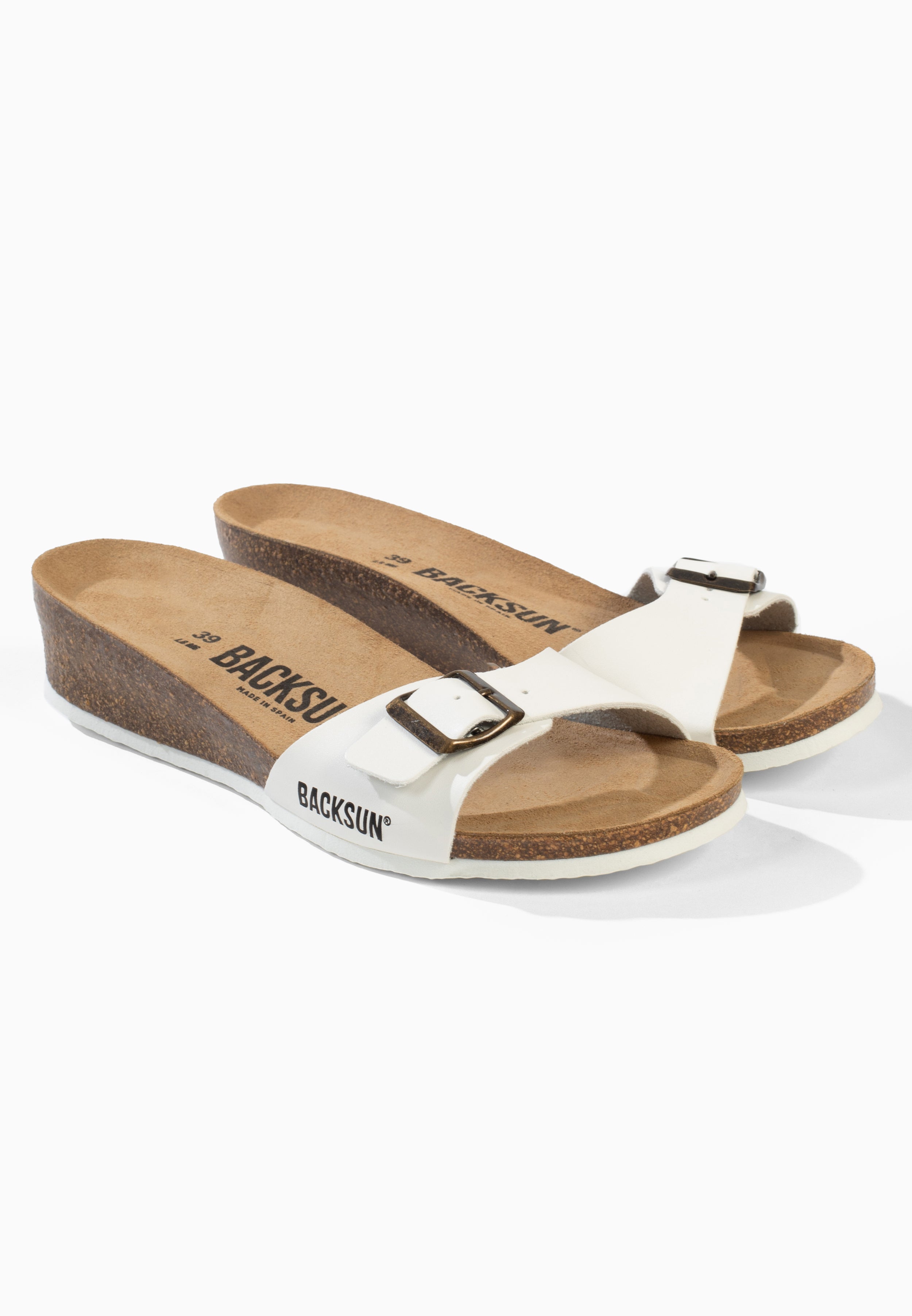 Sandales Turin Compensées et semi-compensées Blanc