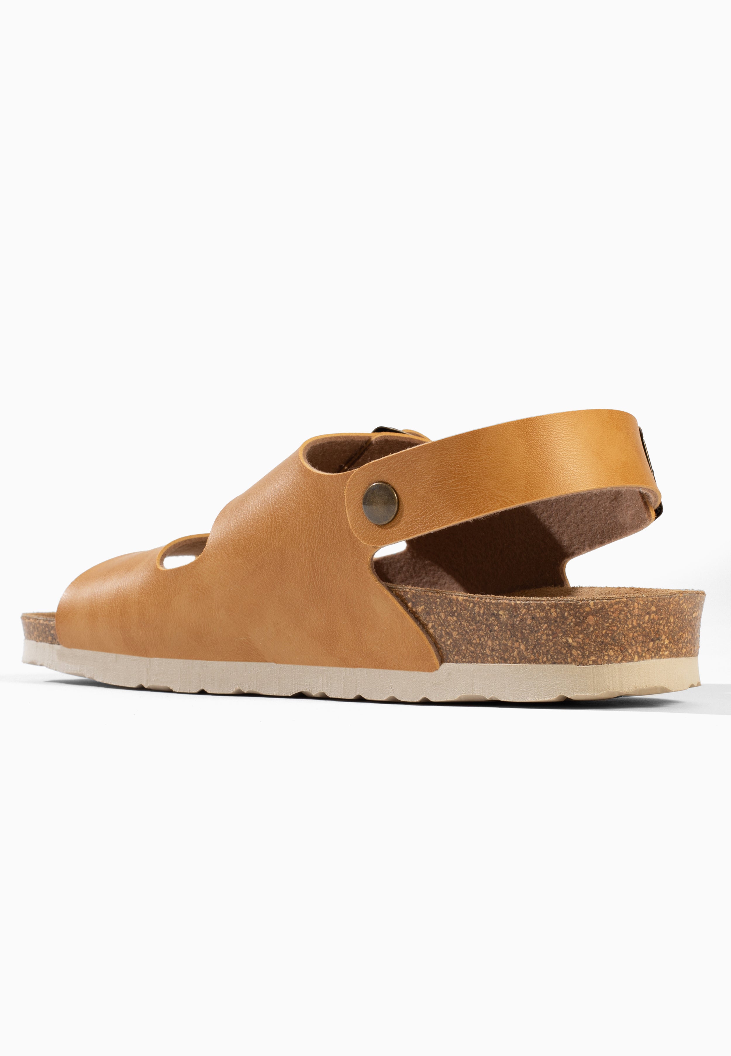 Sandales Milan Multi-Brides Camel