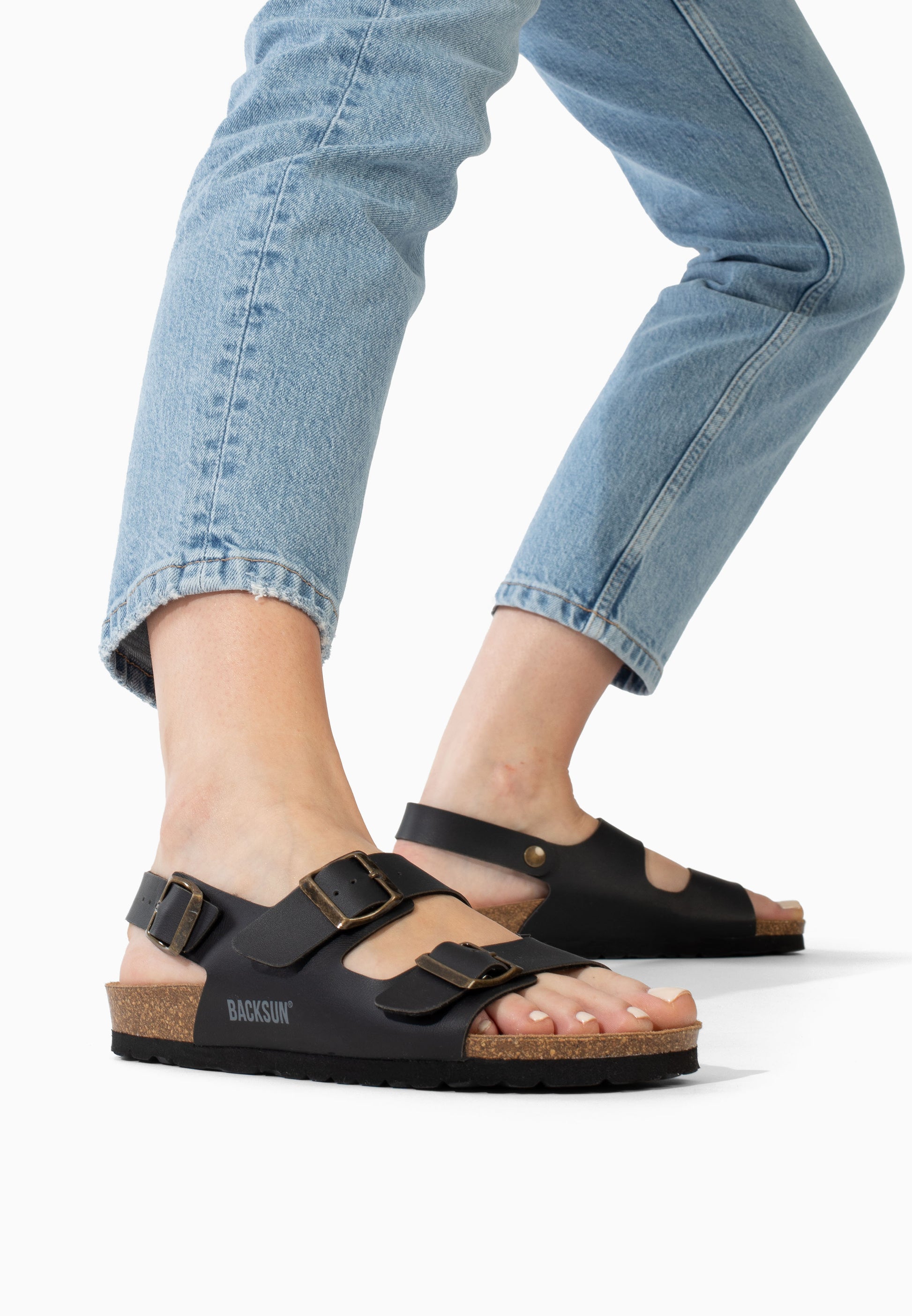 Sandales Milan Multi-Brides Noir