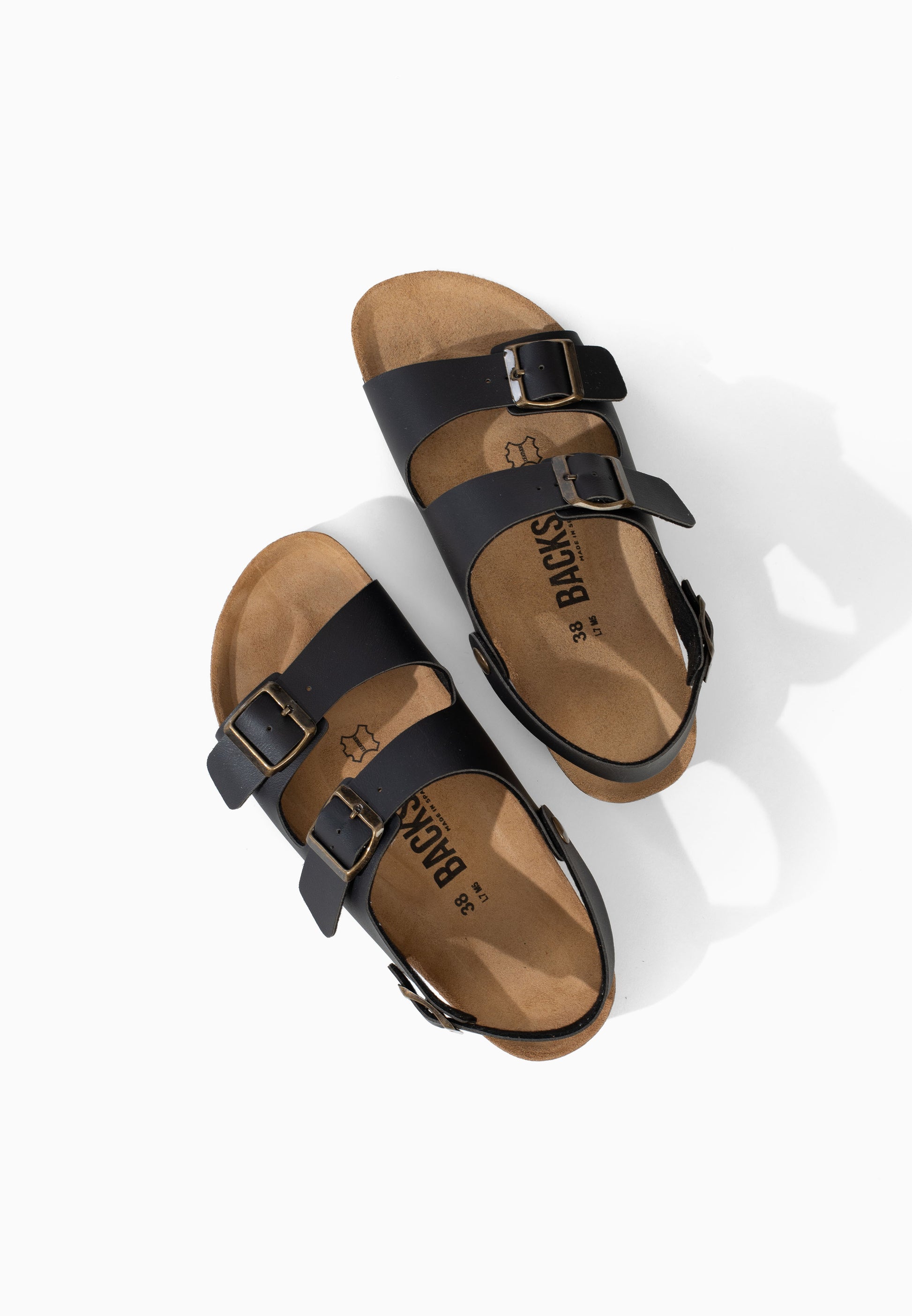Sandales Milan Multi-Brides Noir