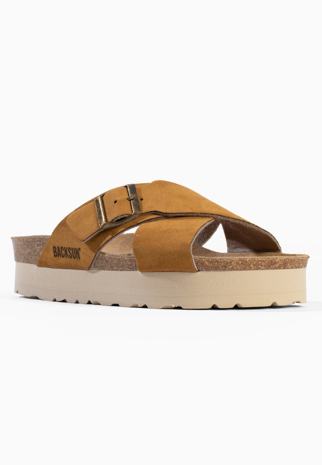Los Angeles Beige Platform Sandals