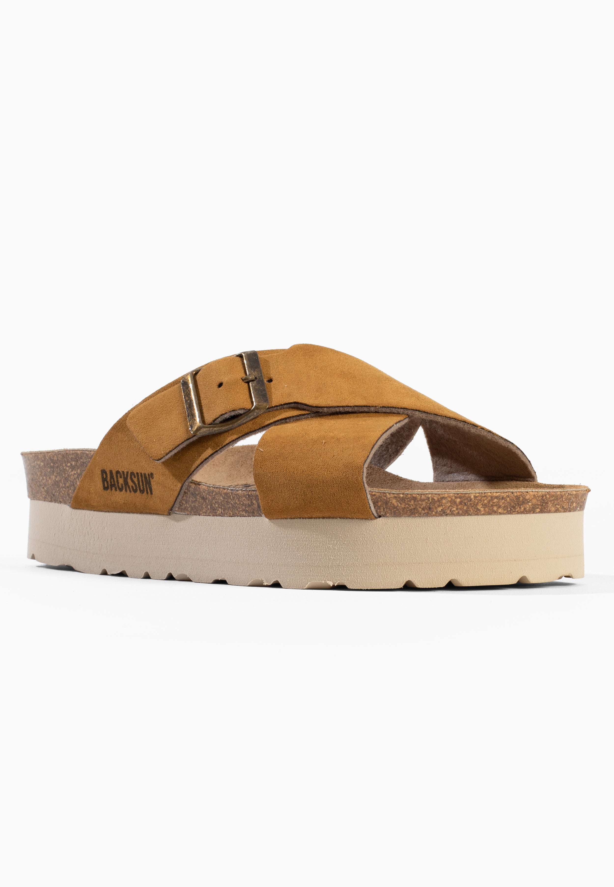 Sandales à Plateforme Los Angeles Beige