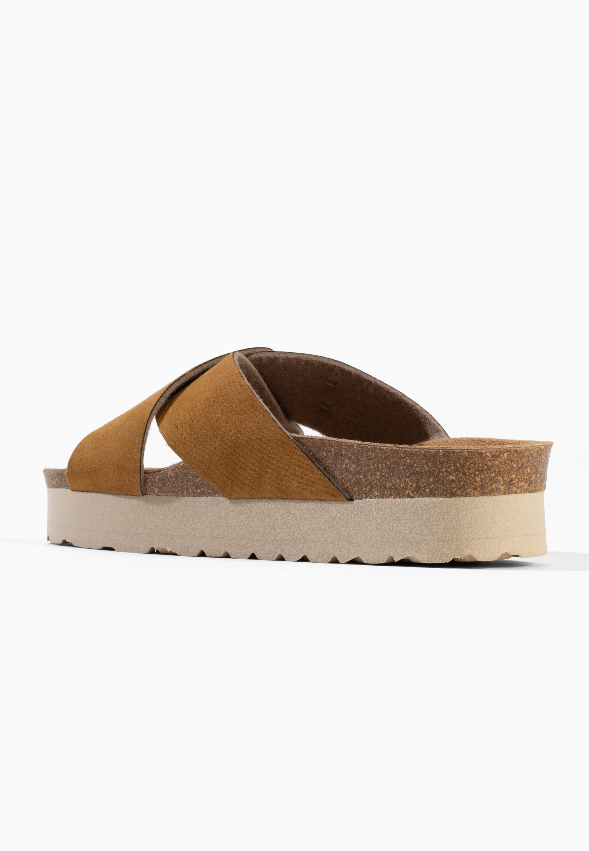Los Angeles Beige Platform Sandals