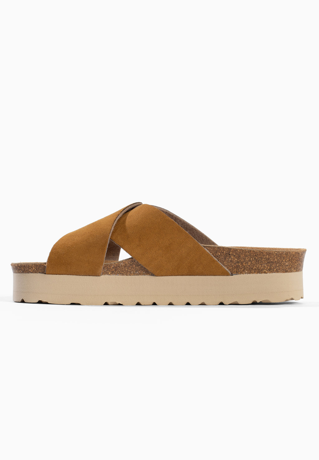 Los Angeles Beige Platform Sandals