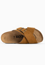 Beige Plateausandalen Los Angeles
