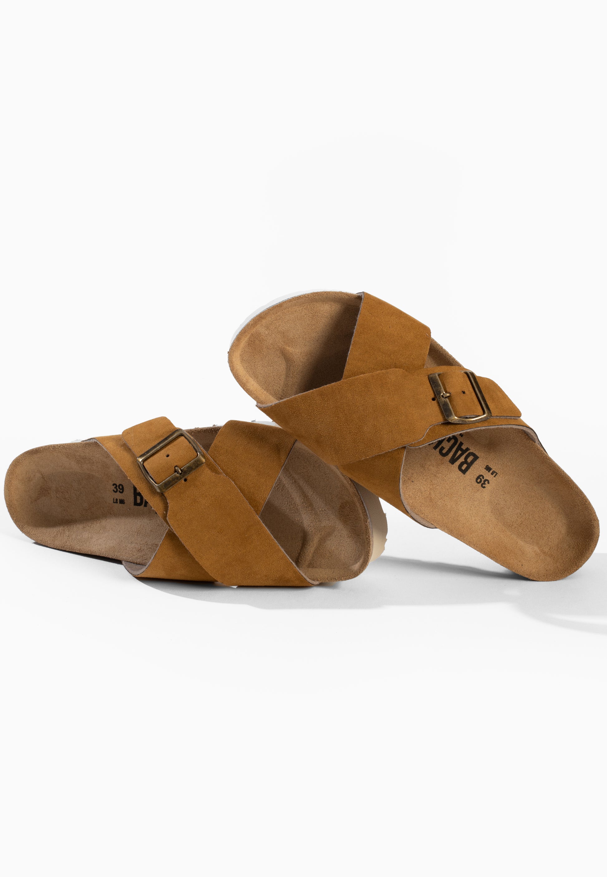 Los Angeles Beige Platform Sandals