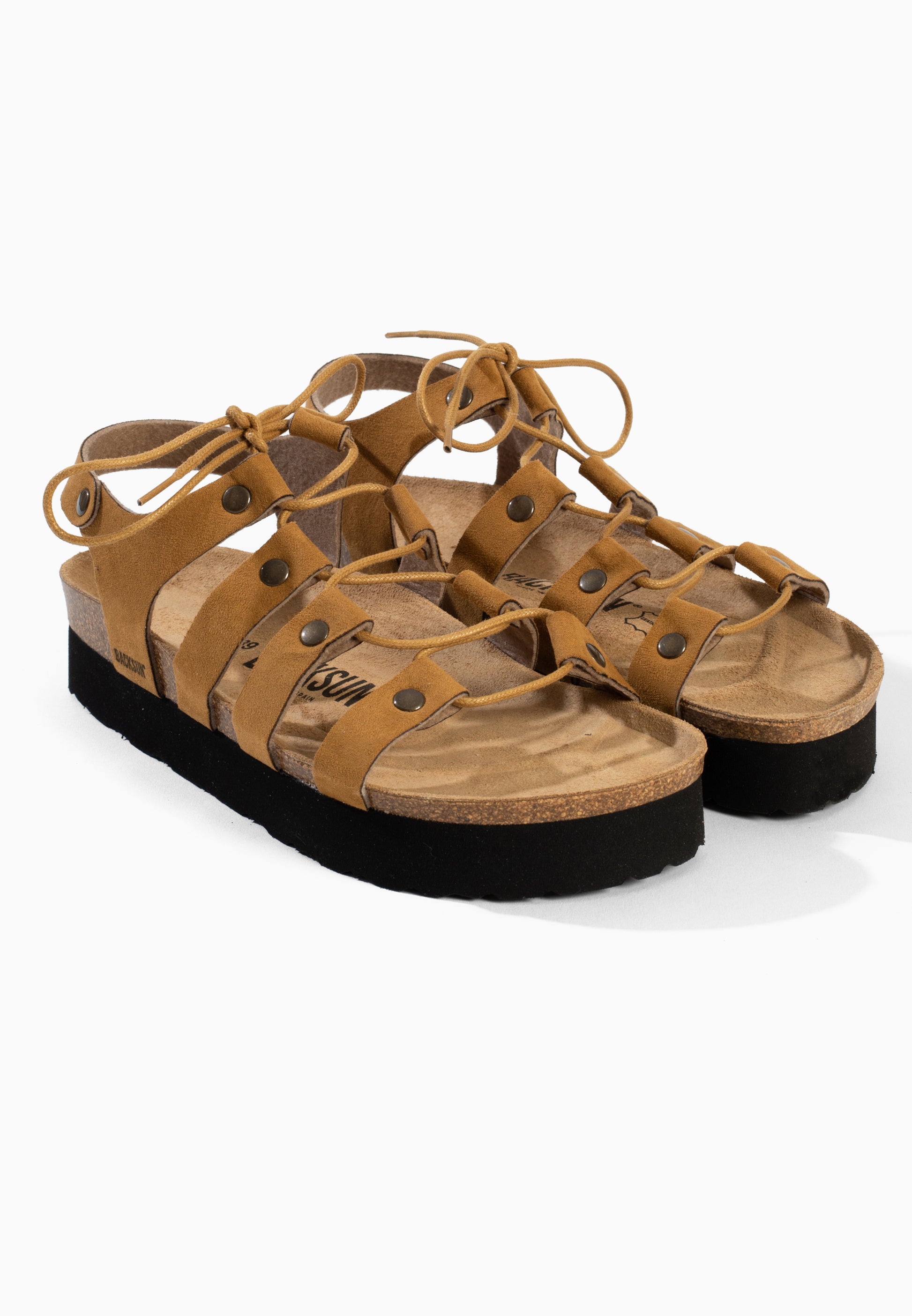 Sandales à Plateforme Manos Beige