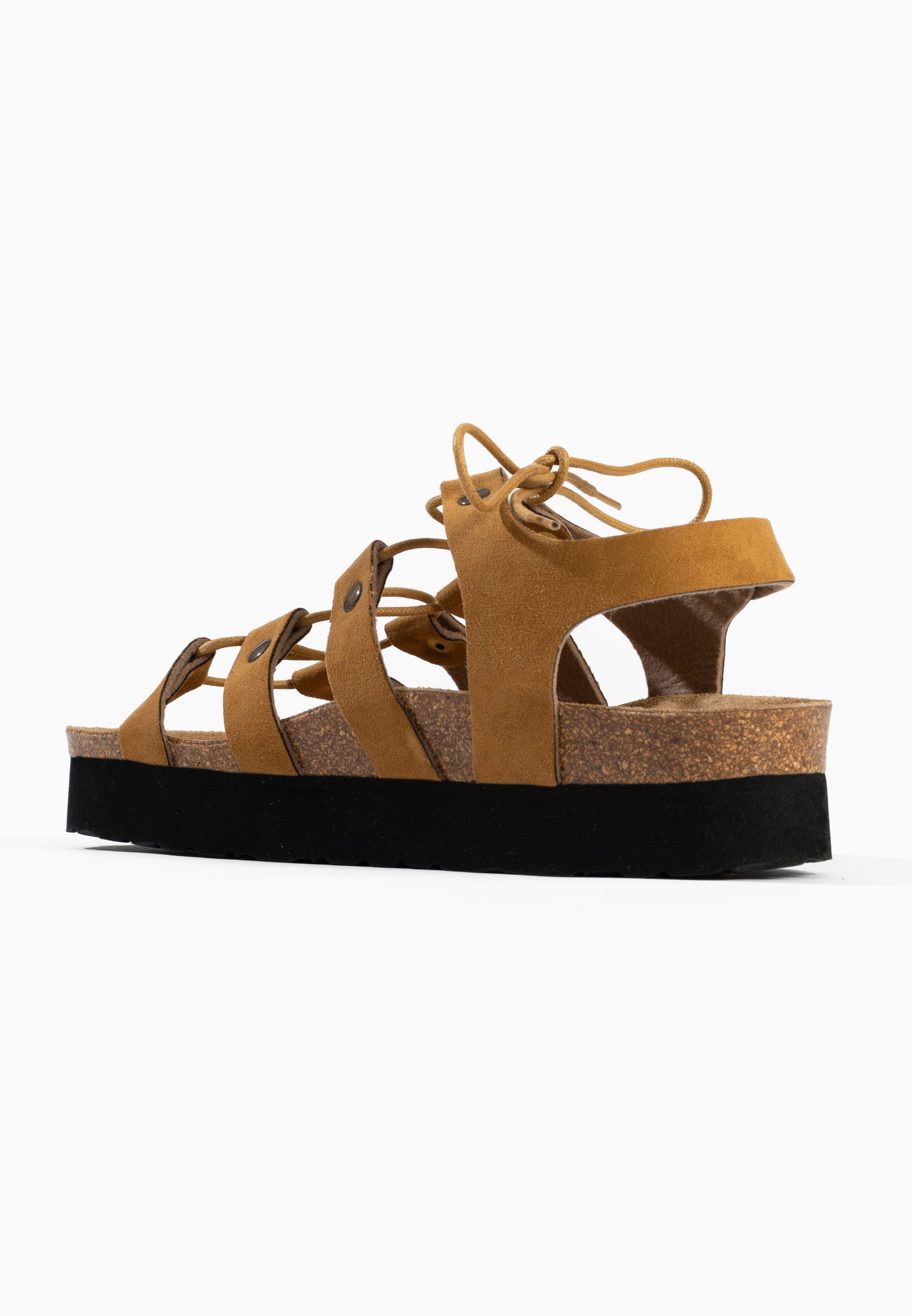 Sandales à Plateforme Manos Beige