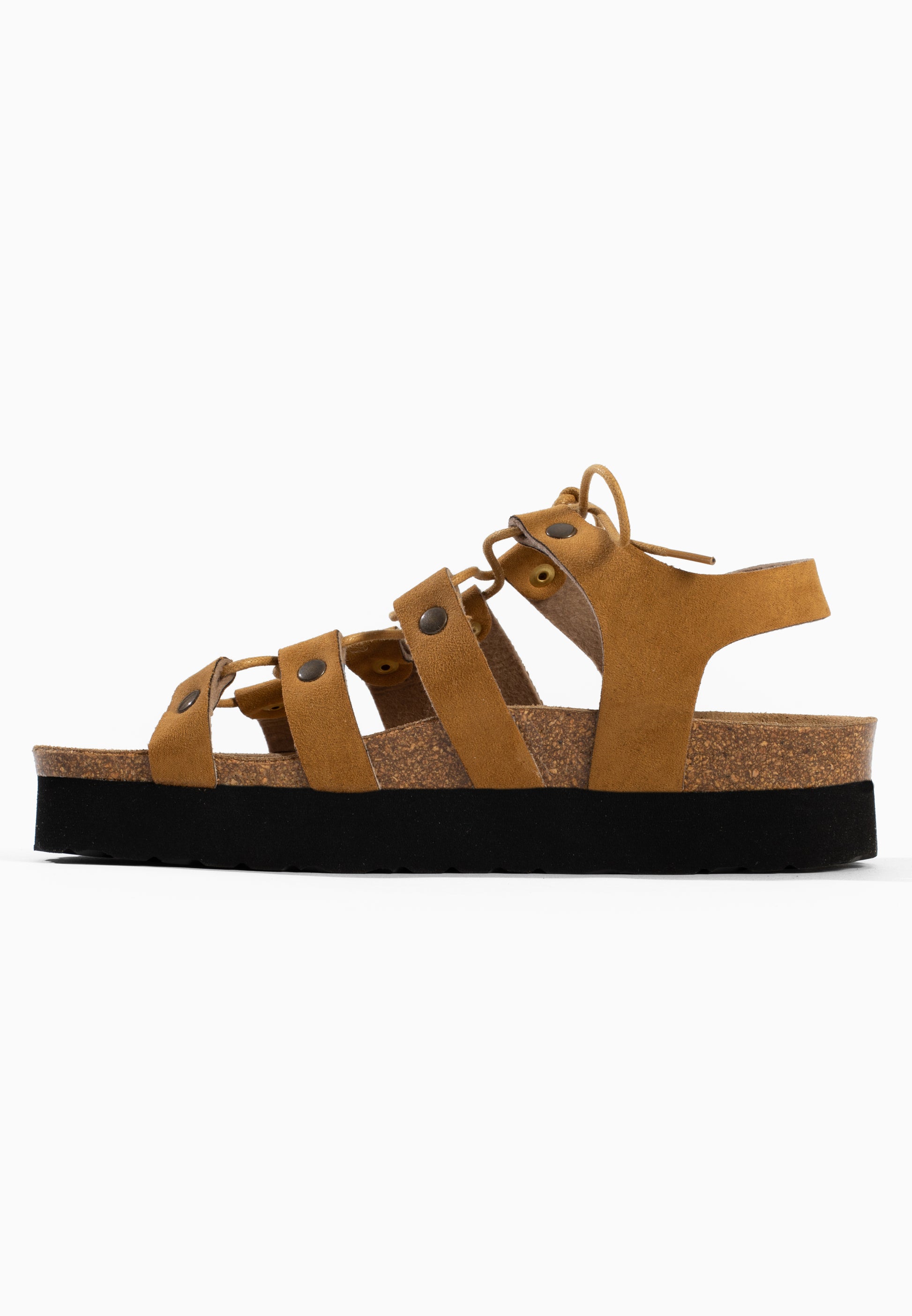 Sandales à Plateforme Manos Beige