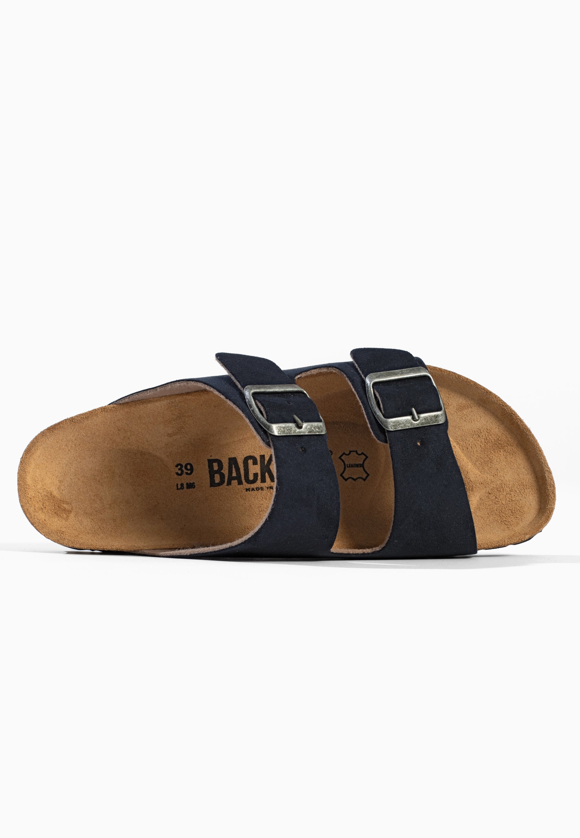 Bali Sandals 2 Straps Navy Blue