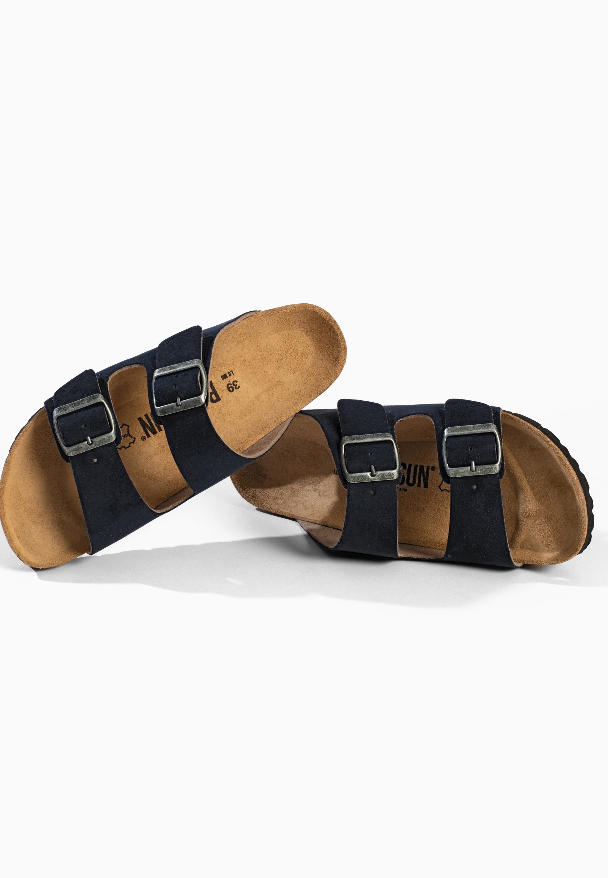 Bali Sandals 2 Straps Navy Blue
