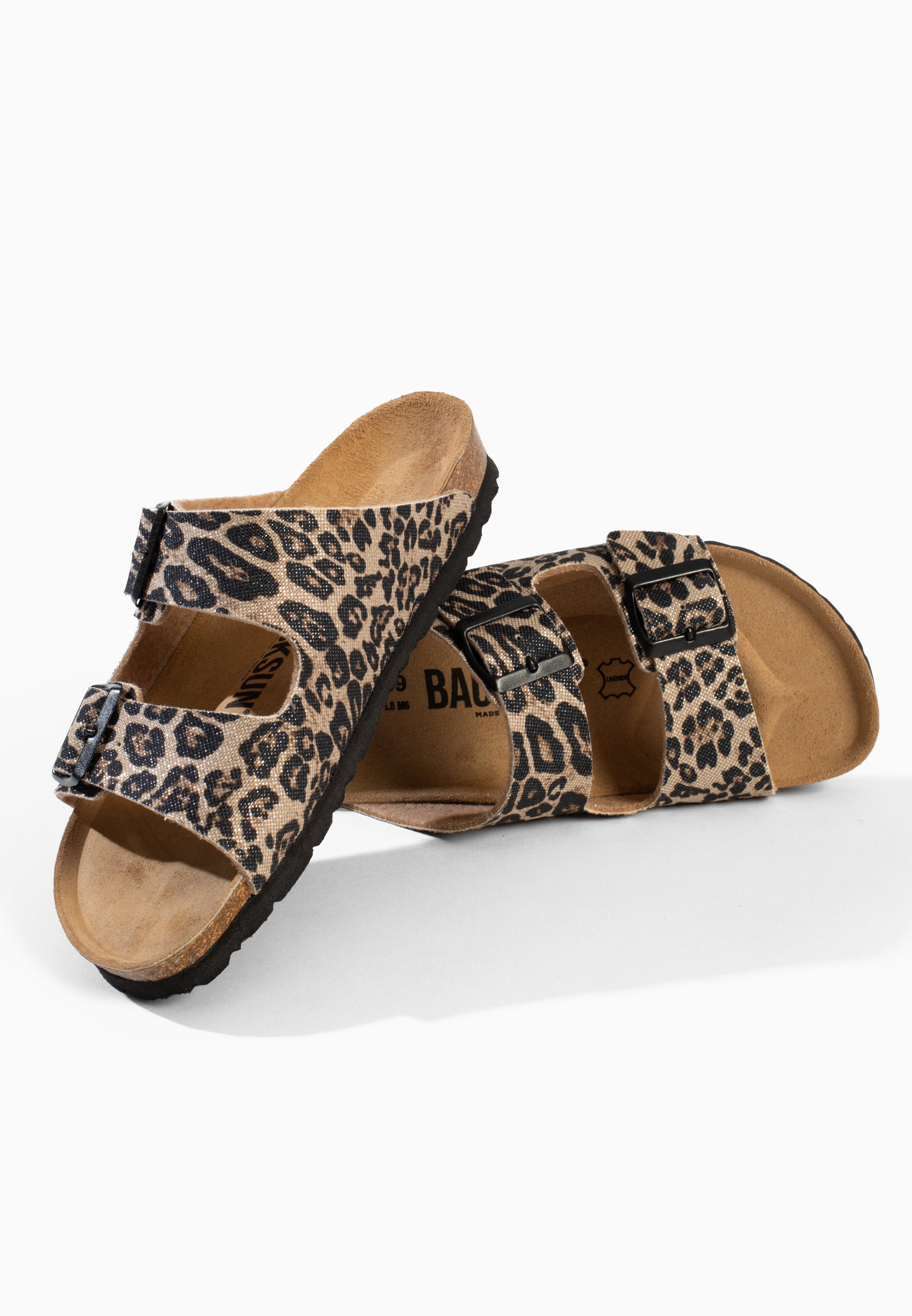 Bali 2 Strap Leopard Sandals