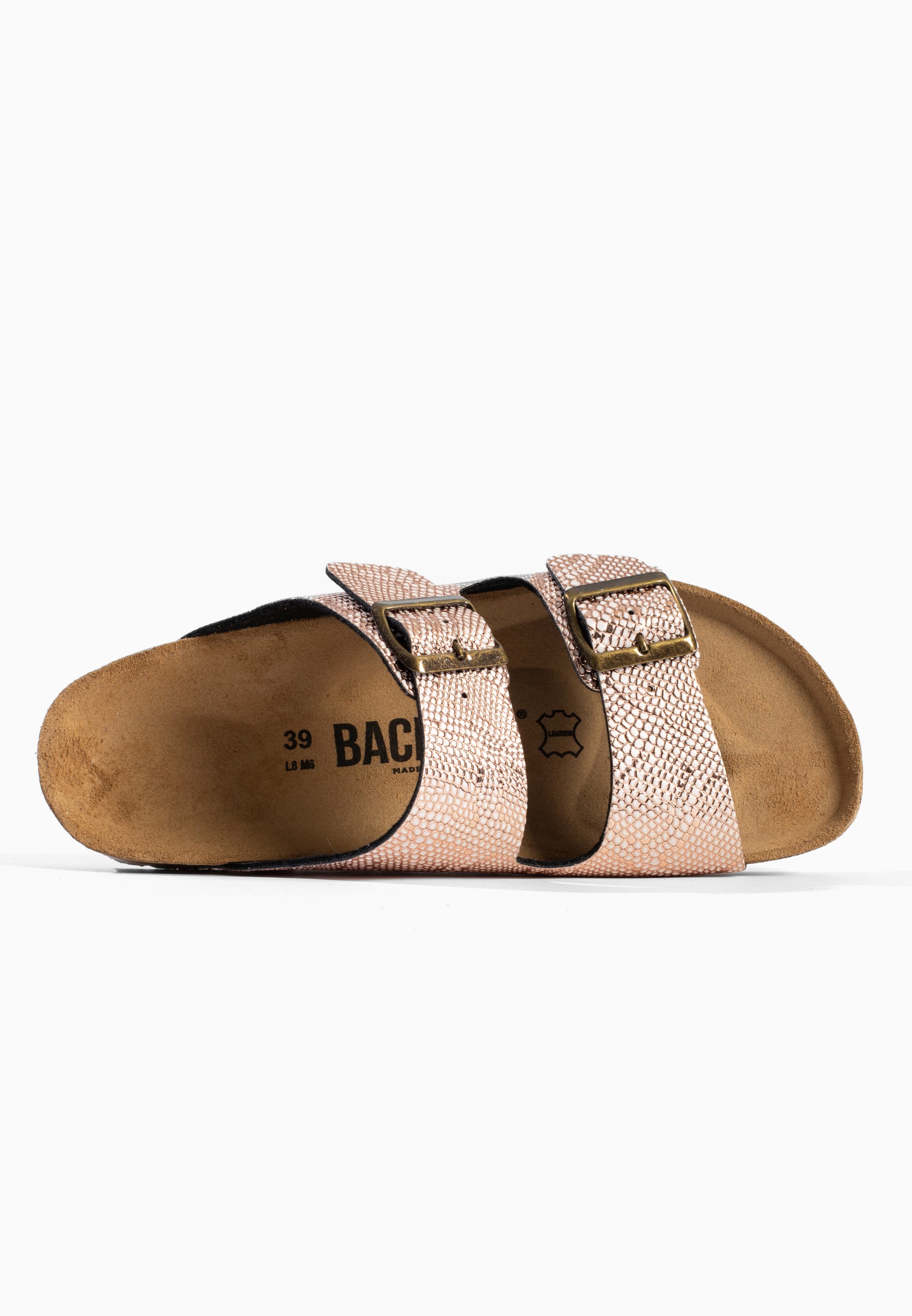 Bali 2 Straps Rose Gold Sandals