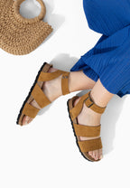 Sandales Asubcion Multi-Brides Tan