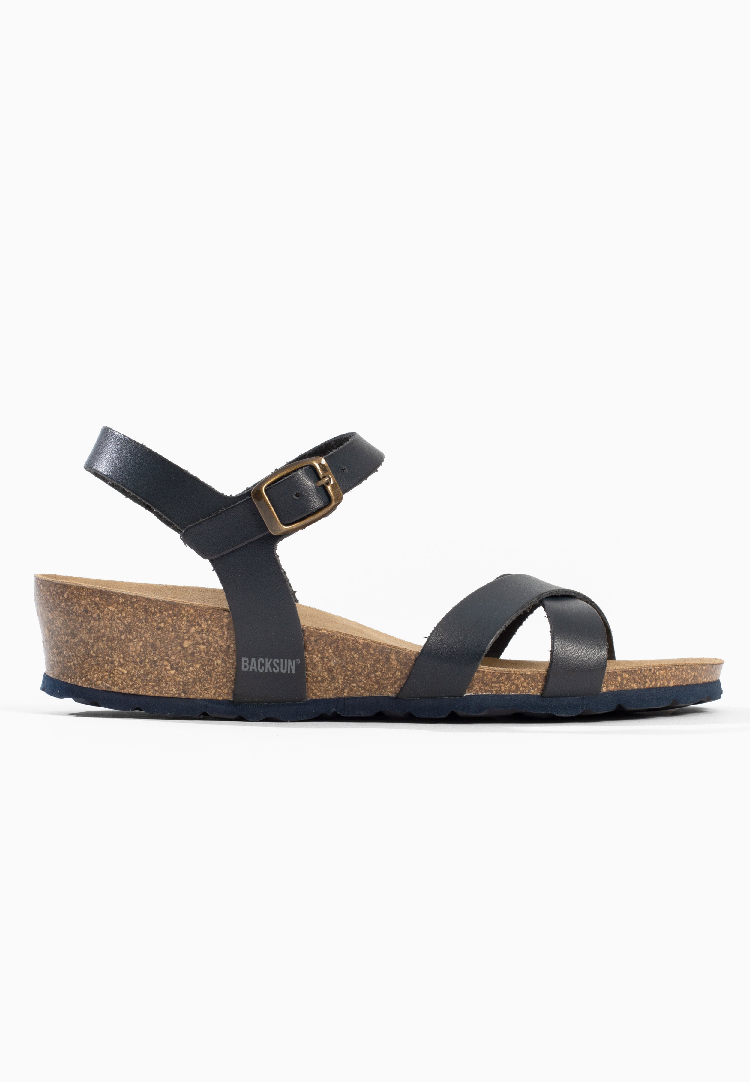 Sandales Nalec Compensées et semi-compensées Bleu marine