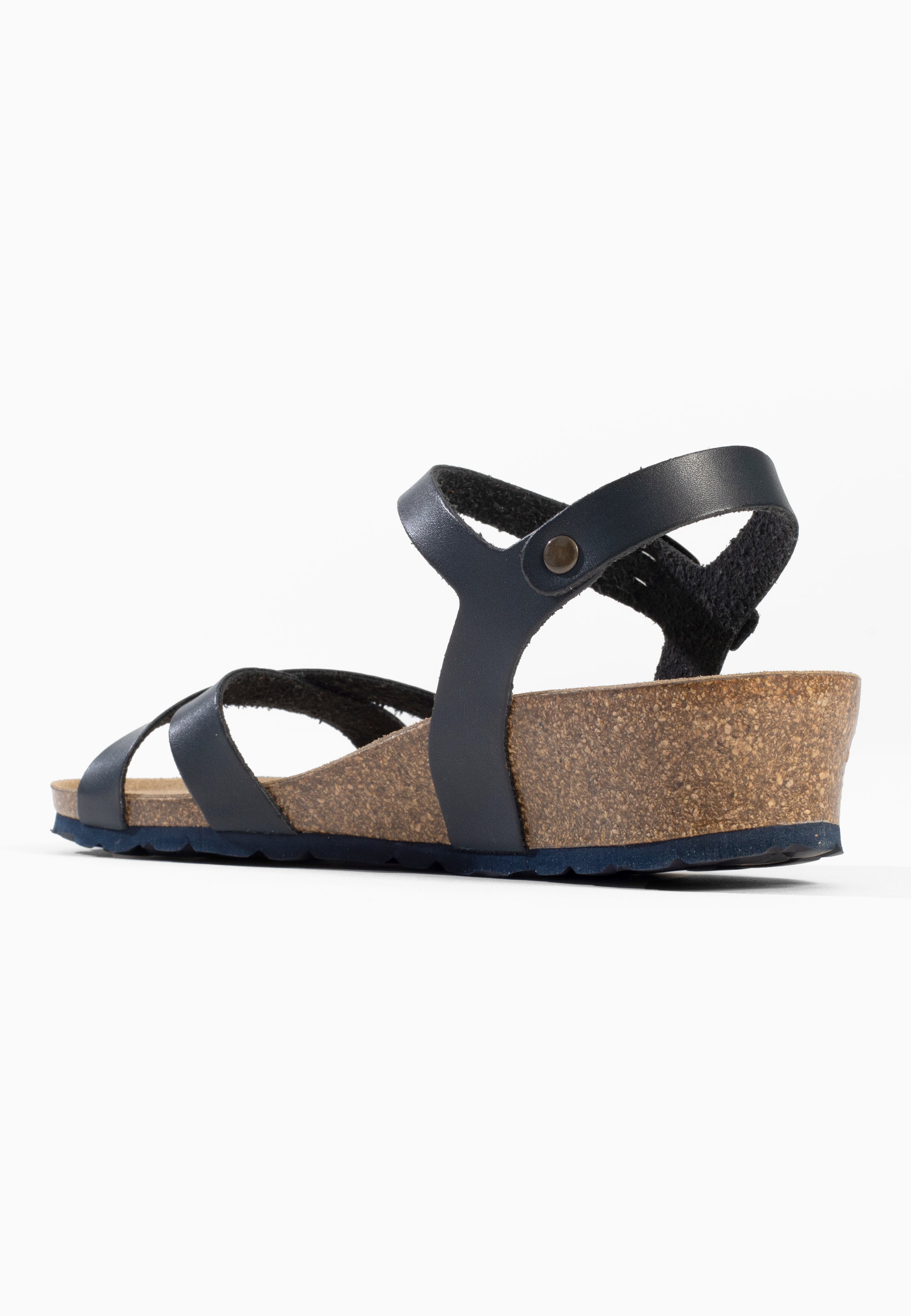 Sandales Nalec Compensées et semi-compensées Bleu marine