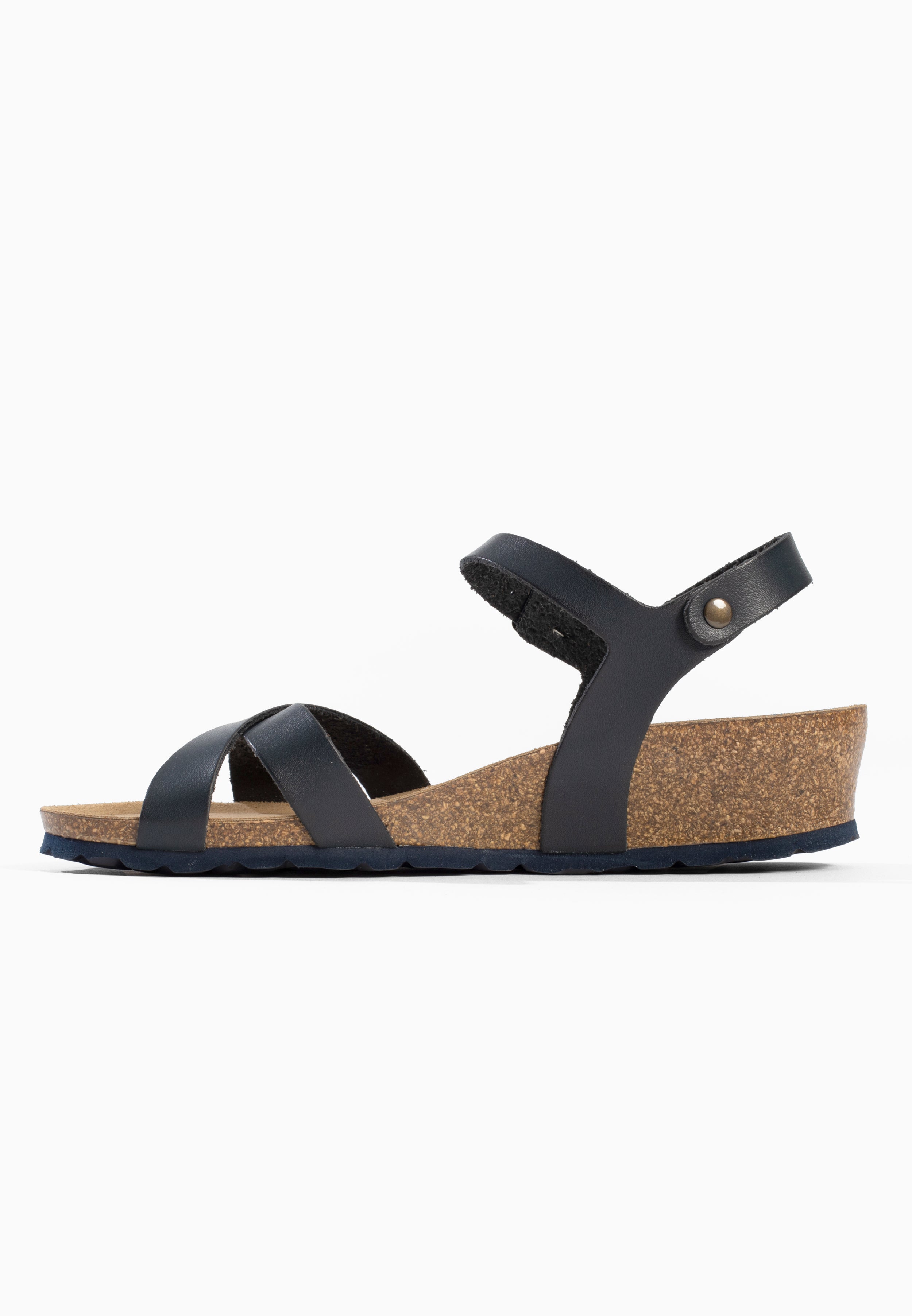 Sandales Nalec Compensées et semi-compensées Bleu marine