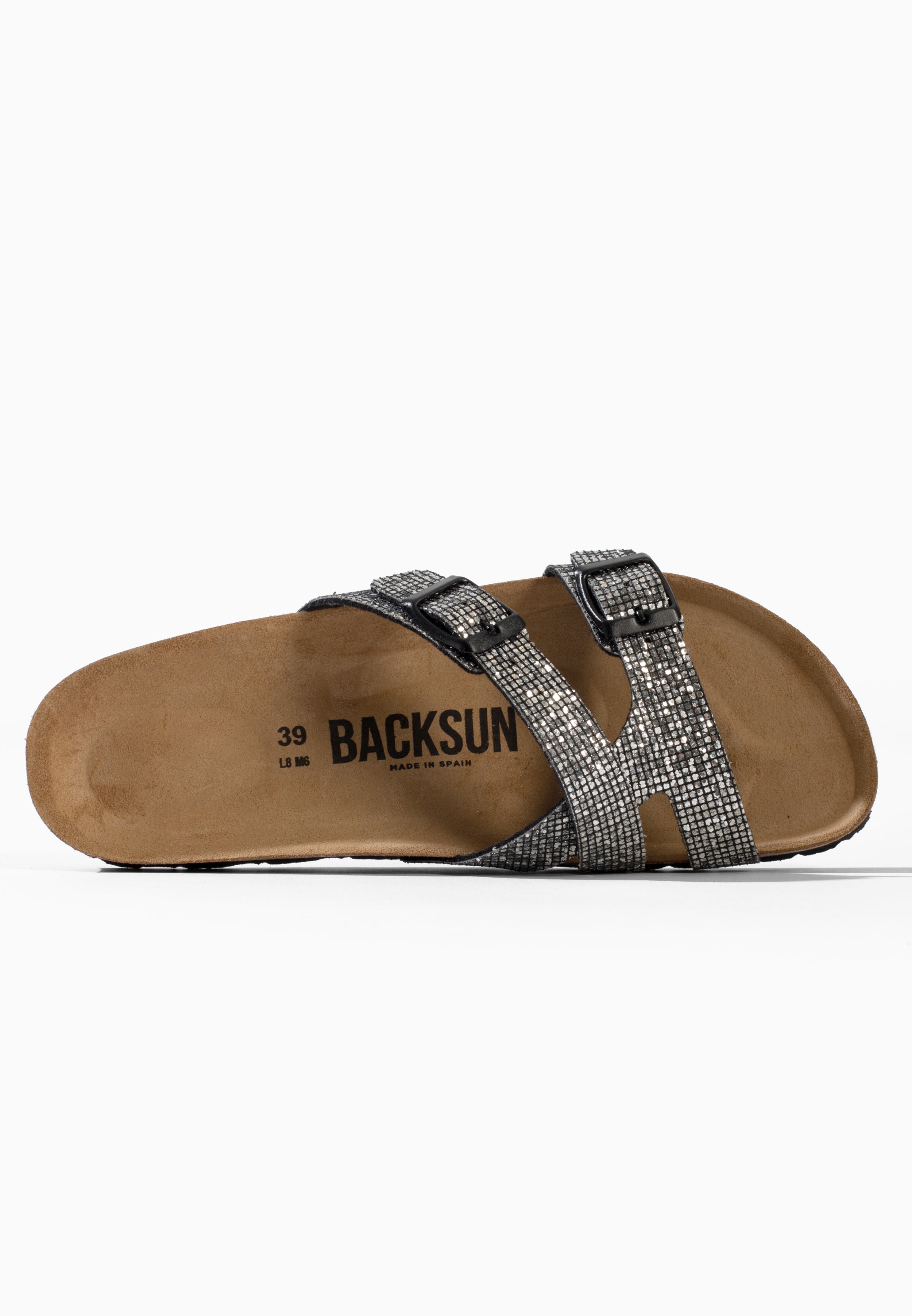 Sandales 2 Brides Talca Pewter