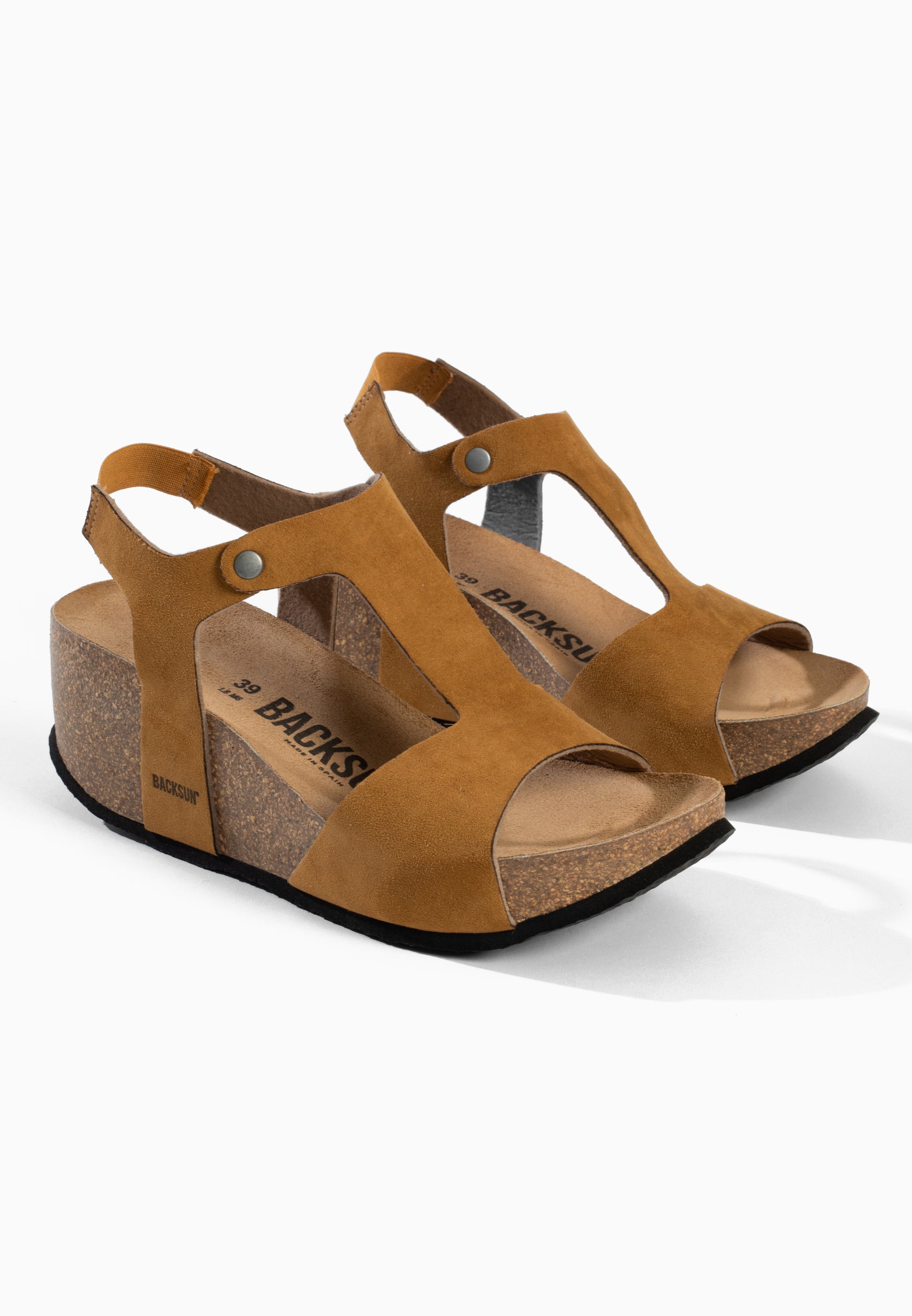 Sandales Florence Compensées et semi-compensées Tan