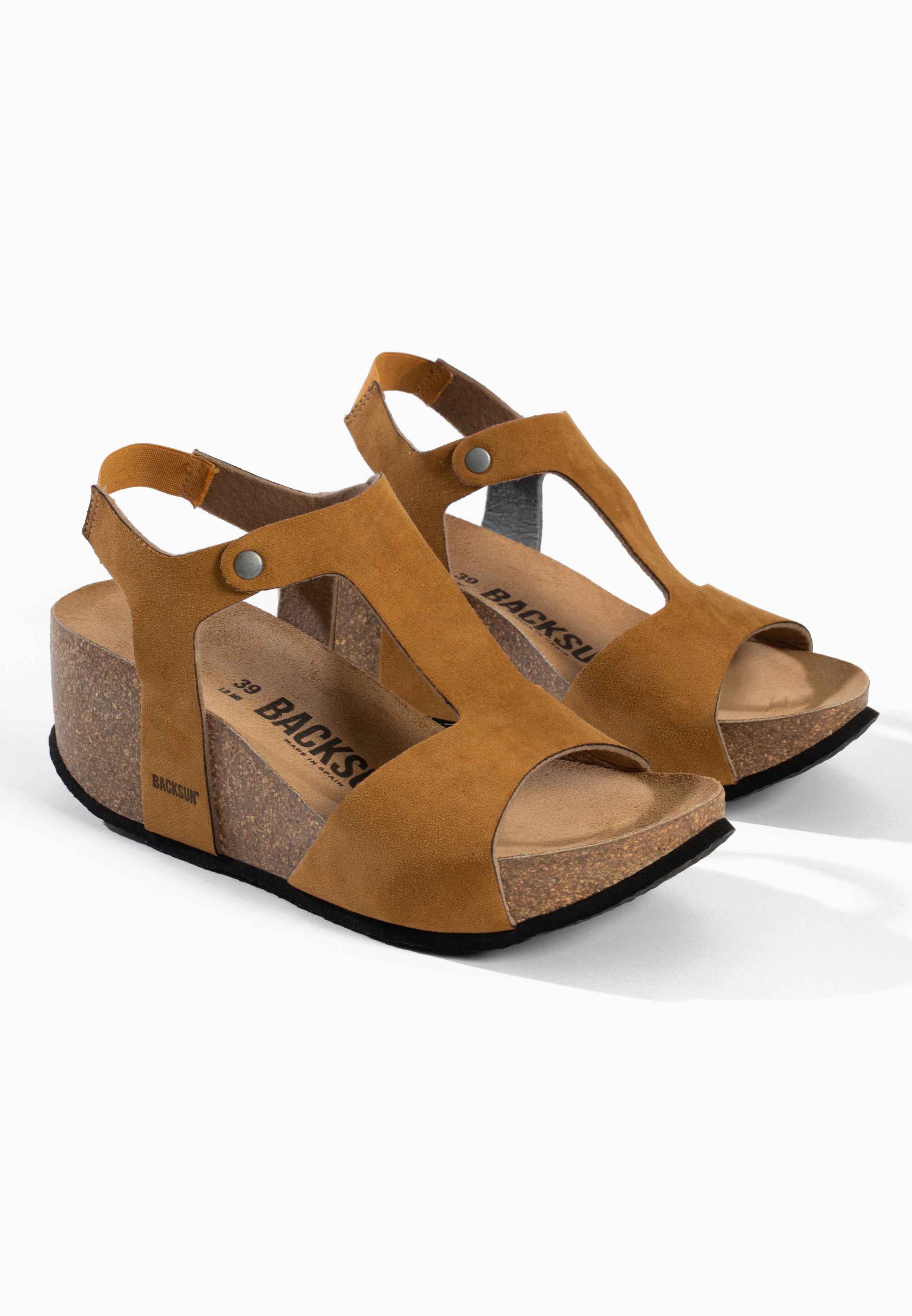 Sandales Florence Compensées et semi-compensées Tan